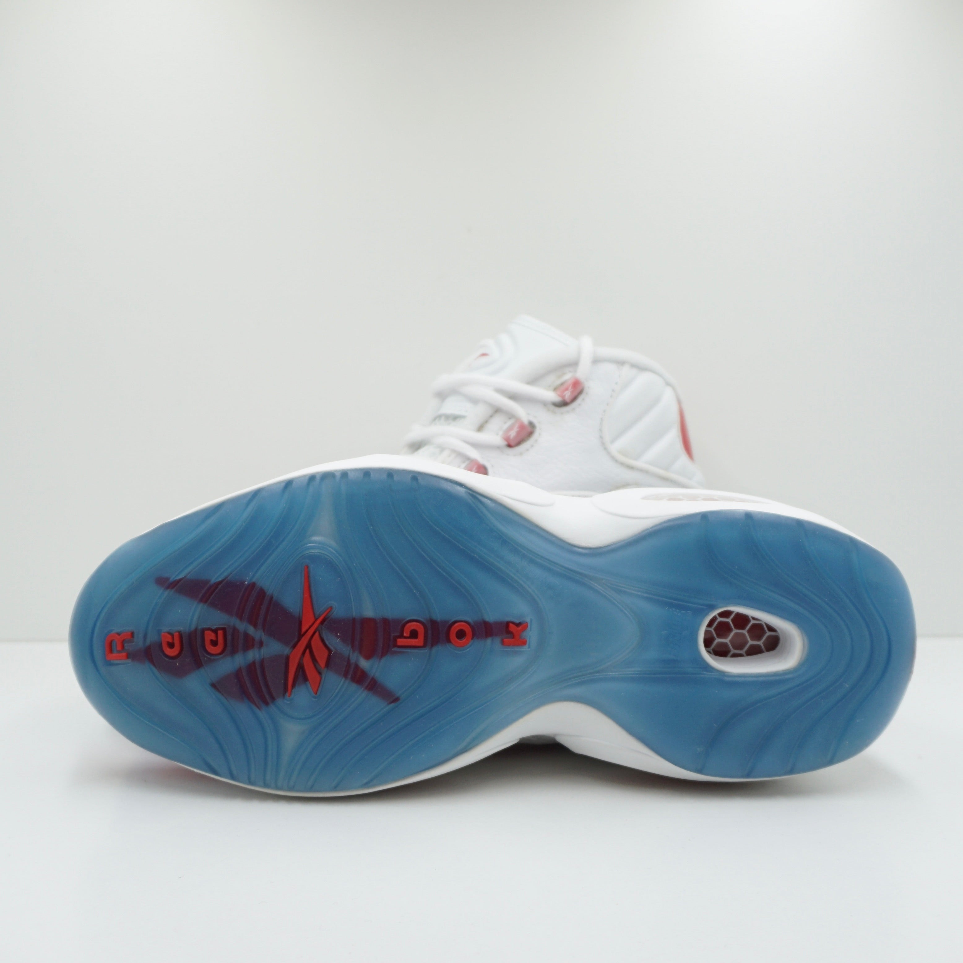 Reebok Question Mid White Pearlized Red