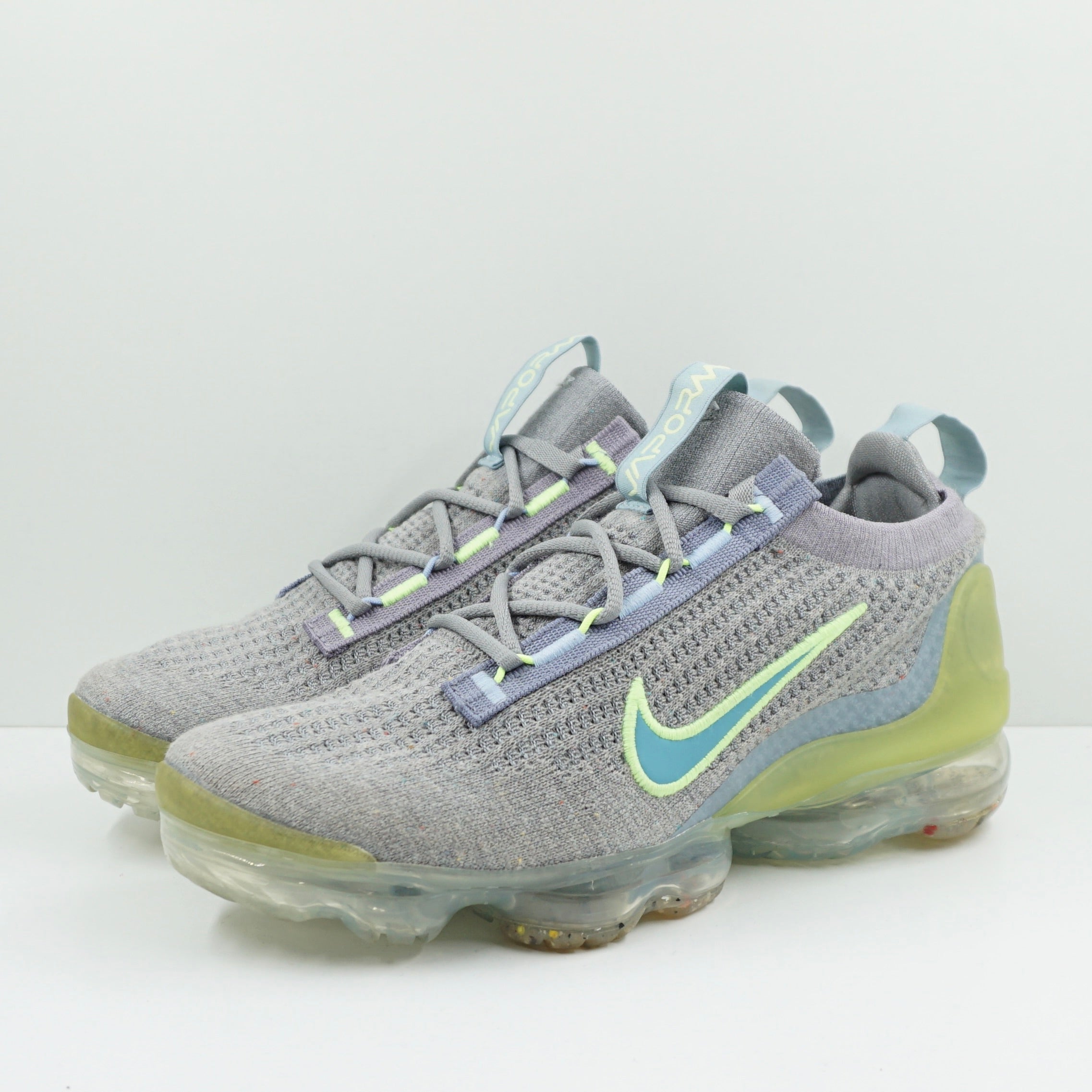 Nike Air VaporMax 2021 Particle Grey Liquid Lime (GS)