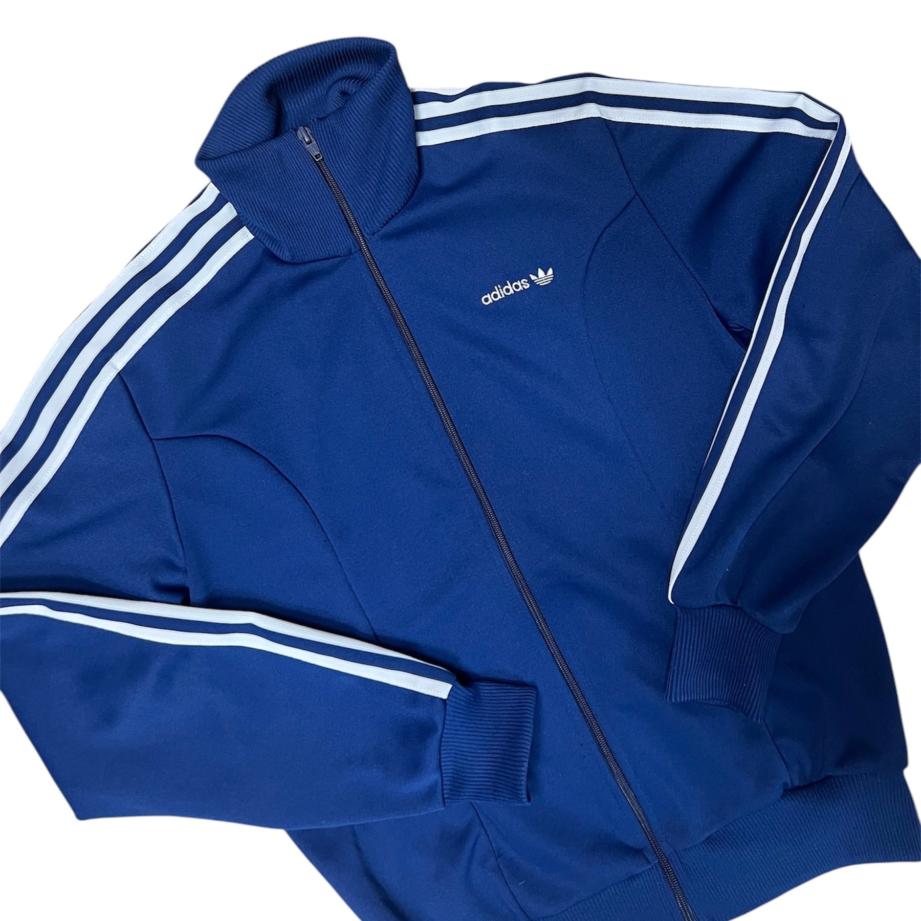 Adidas Track Top Blue Full Zip