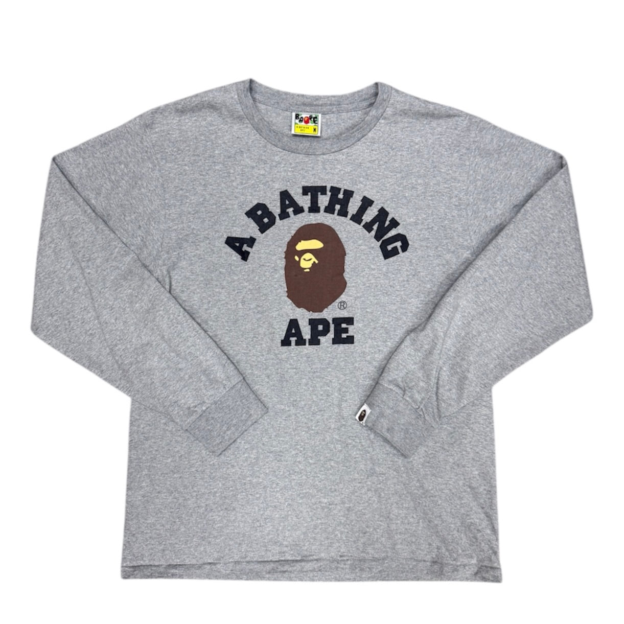 A Bathing Ape Grey Long Sleeve