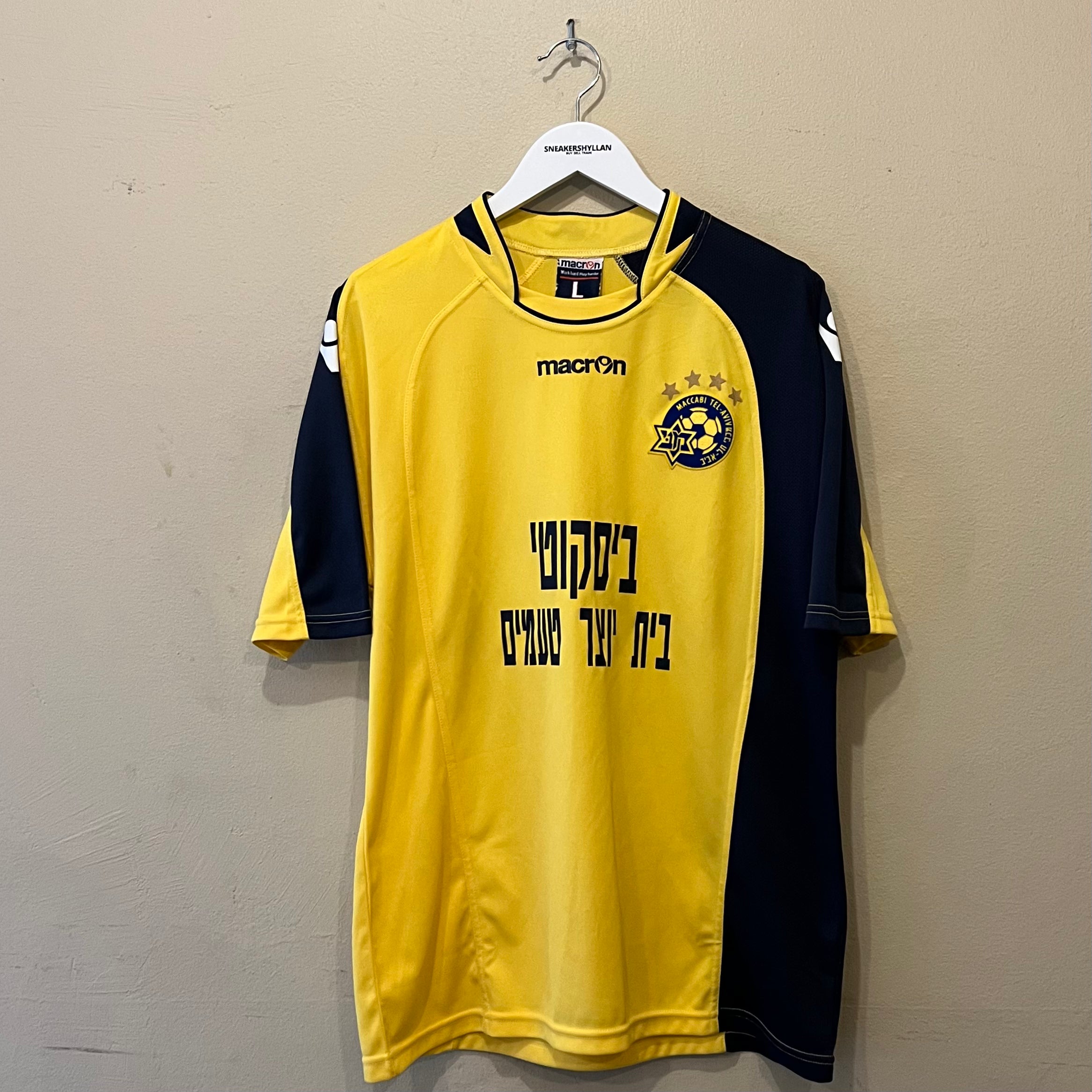 Macron Maccabi Tel Aviv Vermouth #28 2013/2014 Football Jersey