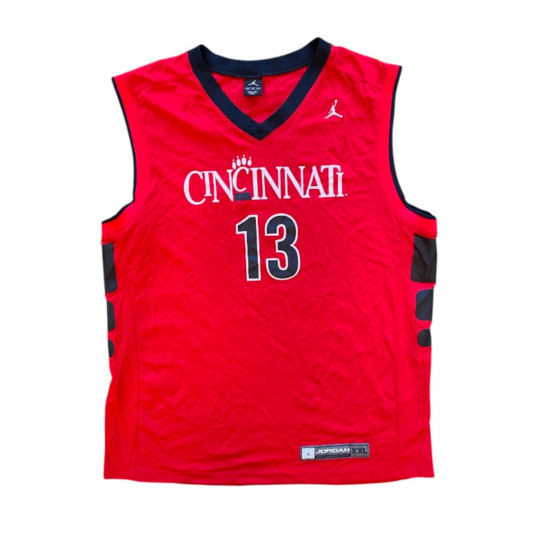 Jordan NCAA Cincinnati Bearcats #13 Red Jersey