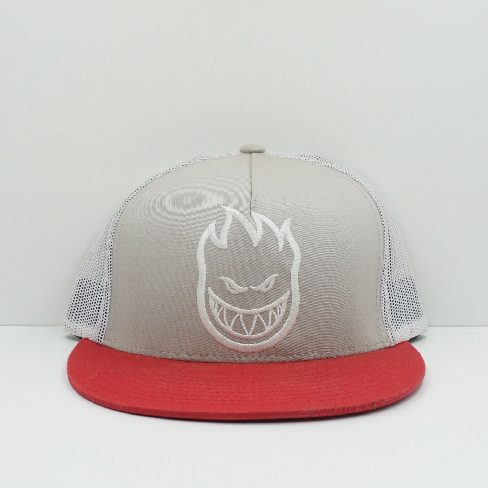 Spitfire Grey Red Trucker Cap