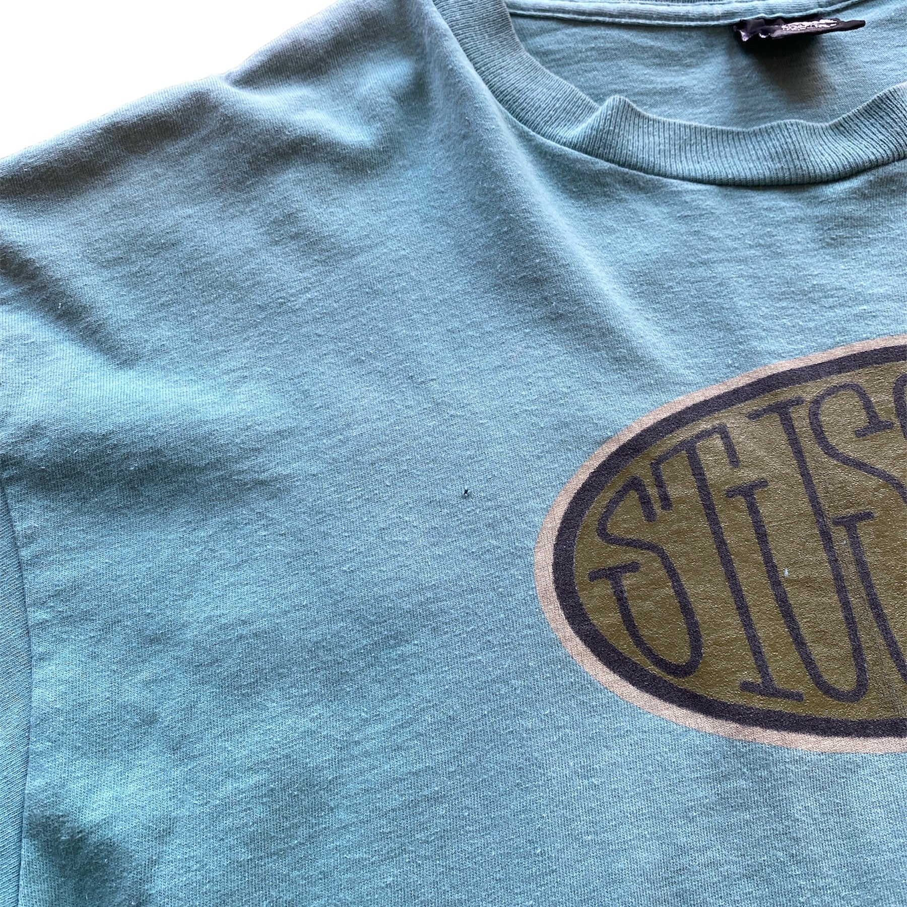 Vintage Stussy Oval Logo Tshirt