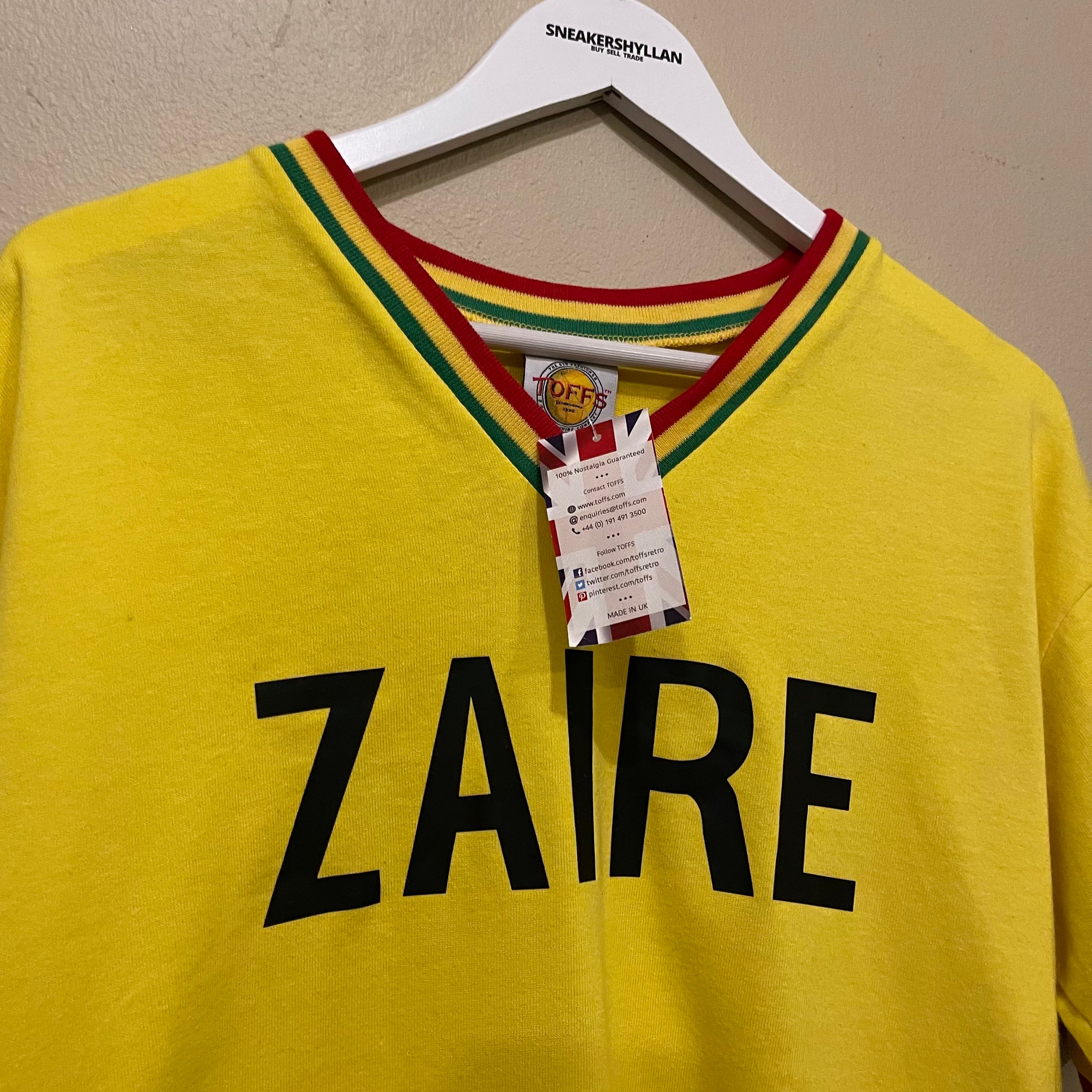 Toffs Zaire 1974 Football Tshirt