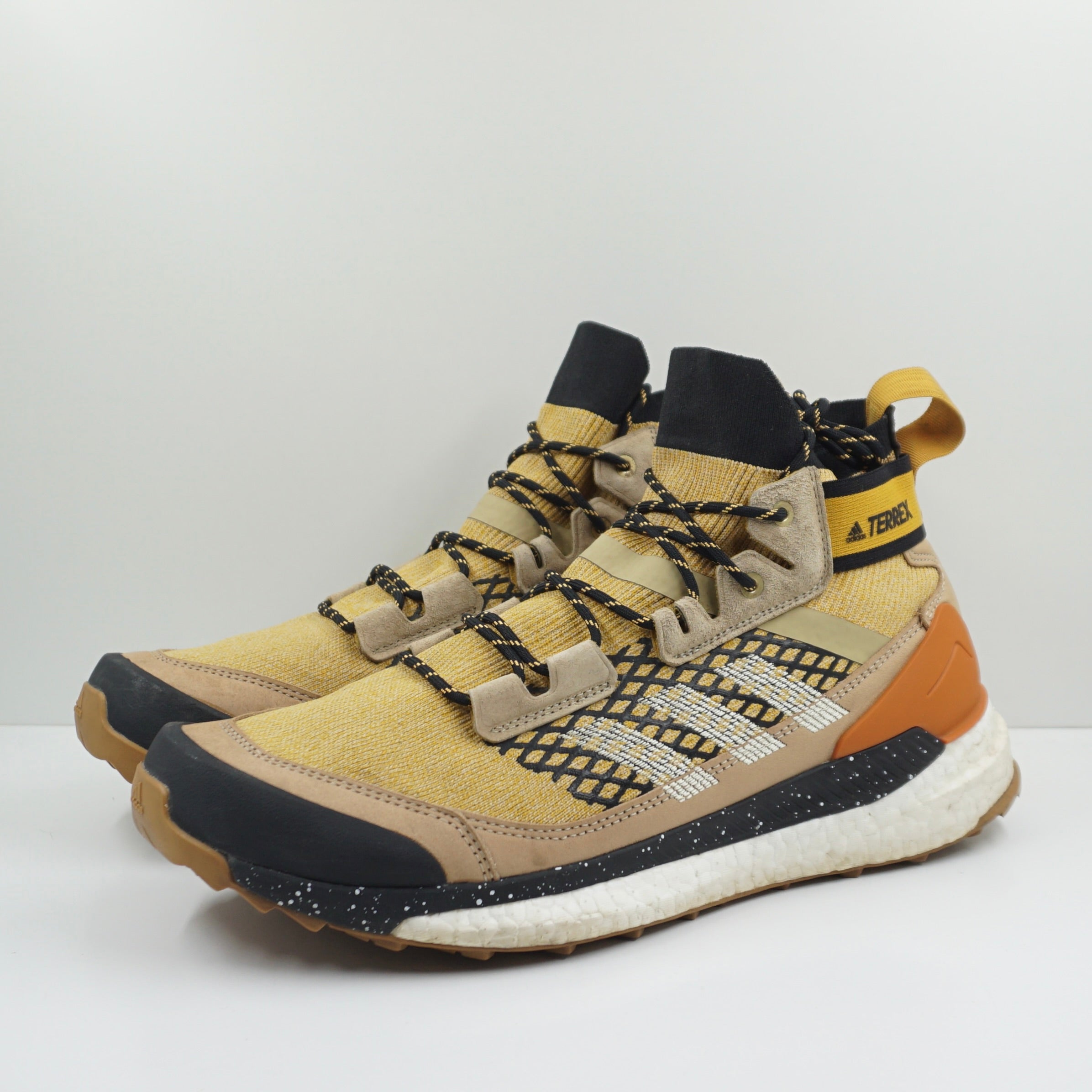 Adidas Terrex Free Hiker Blue Legacy Gold Speckled