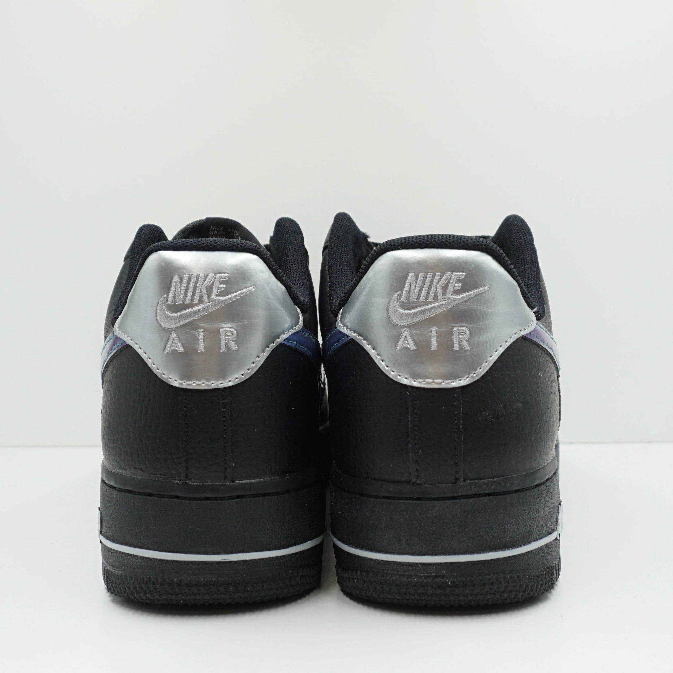 Nike Air Force 1 '07 Low Black Blue Lightning