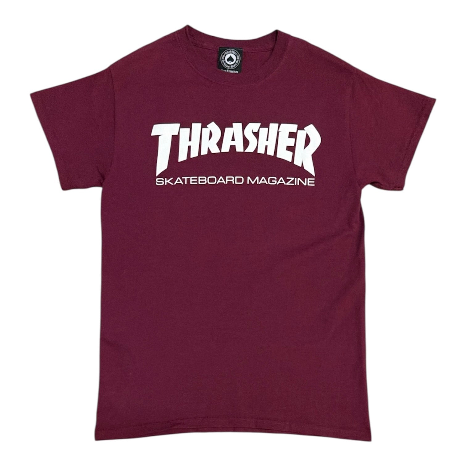 Thrasher Skateboard Magazine Burgundy Tshirt (W)