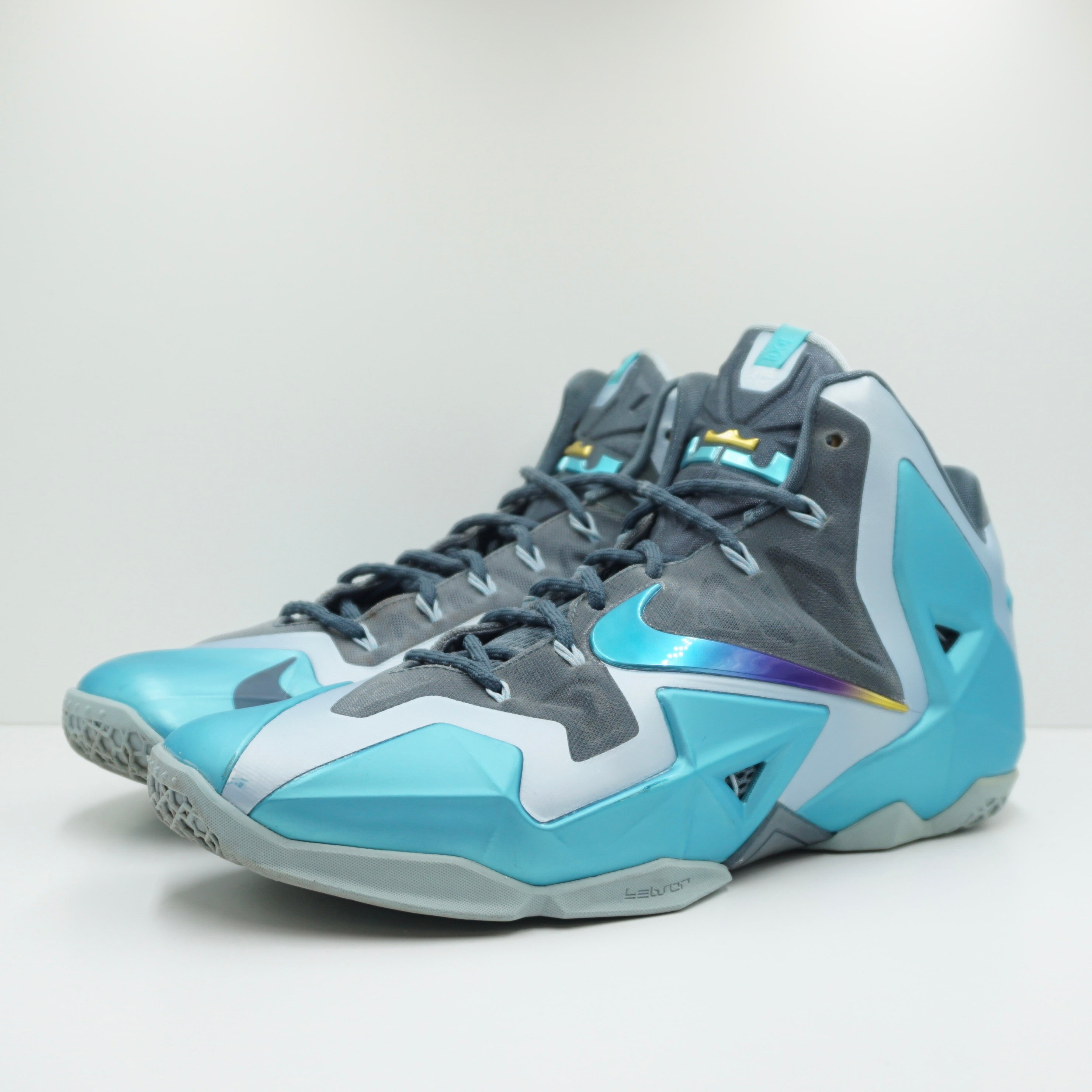 Shoes Lebron 11 Blue And White Low Easter Lebron 11 Low Sale
