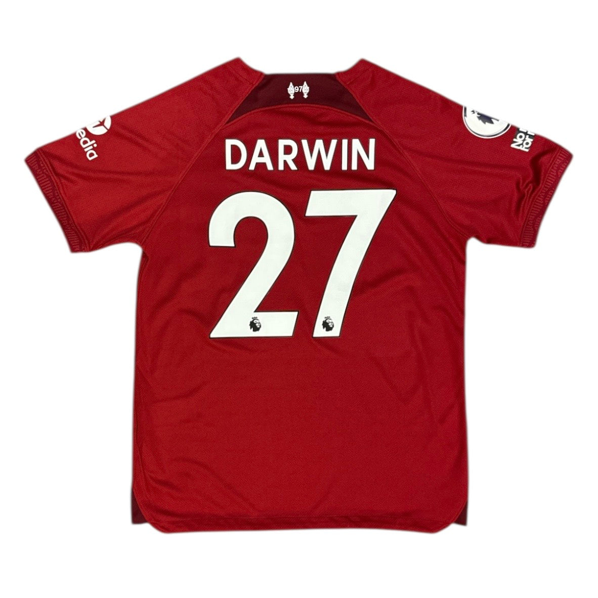 Nike Premier League Liverpool FC Darwin Nunez #27 2022/2023 Home Football Jersey