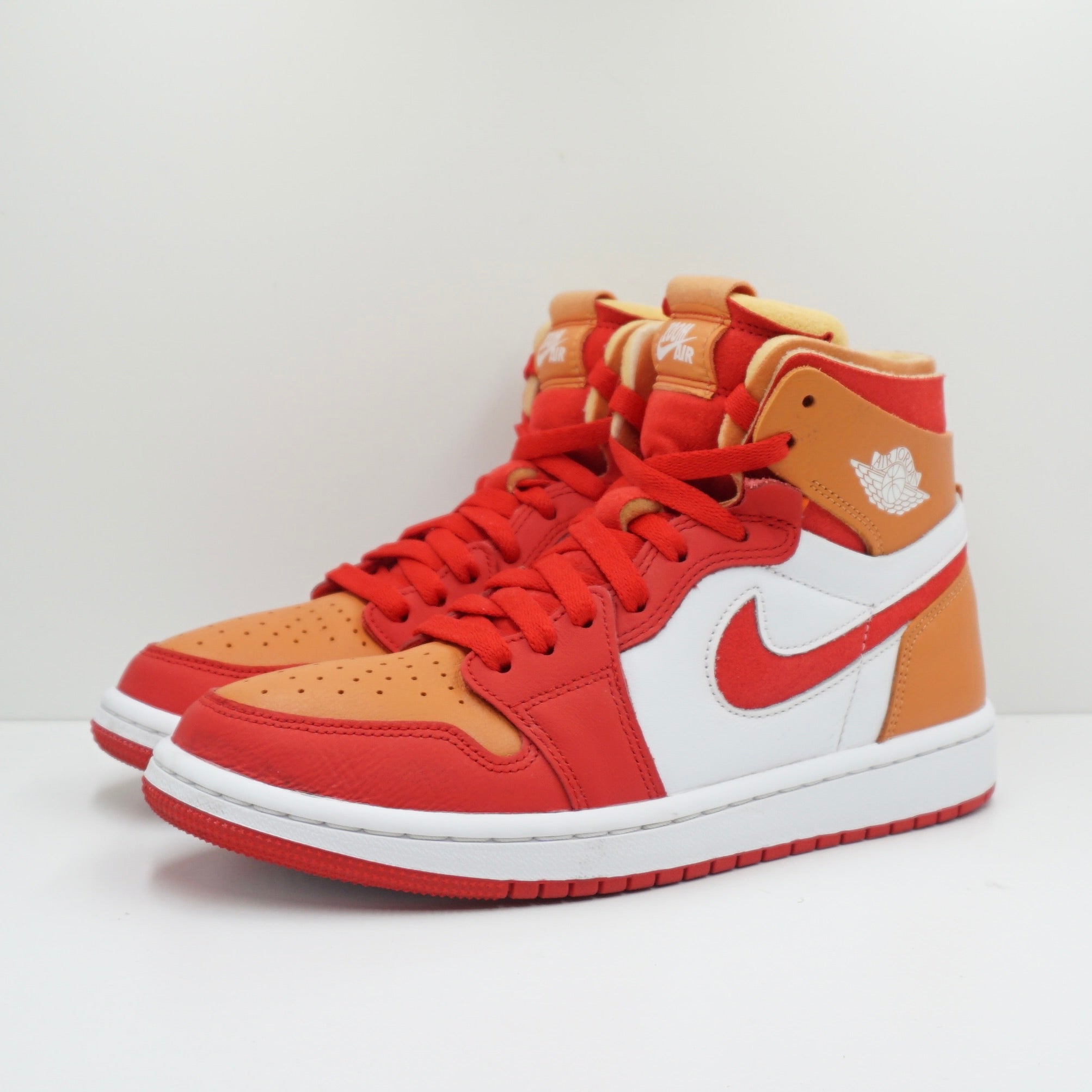 Jordan 1 High Zoom Air CMFT Fire Red Hot Curry (W)