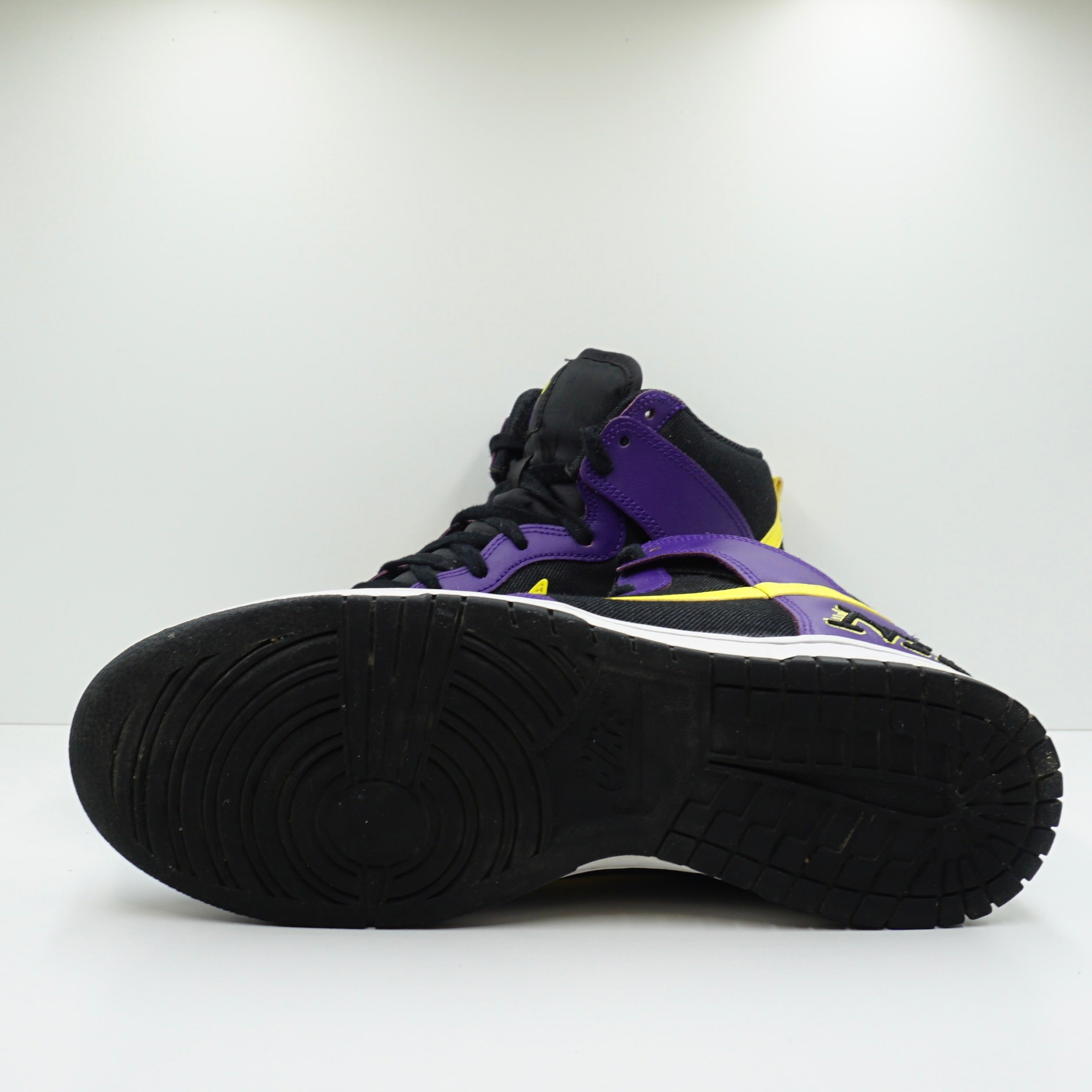 nike dunk high emb lakers