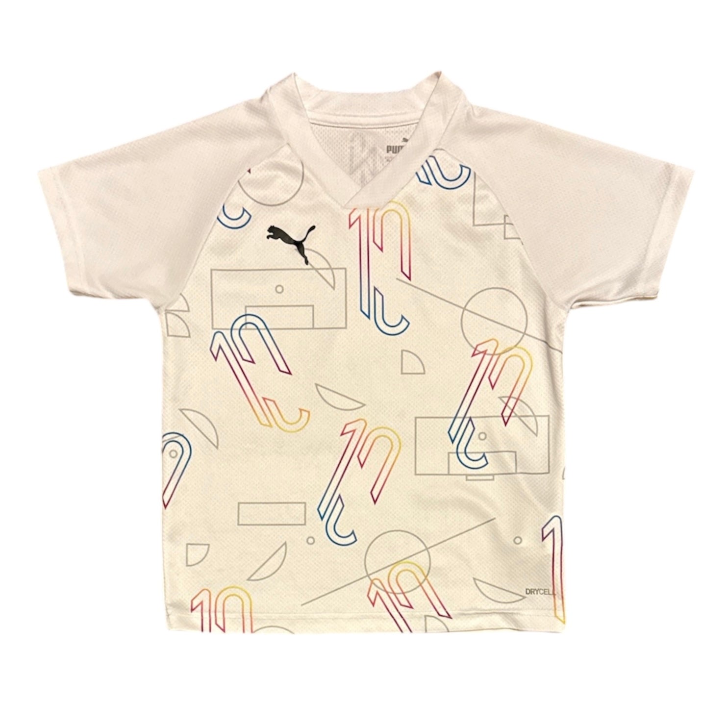 Puma Neymar Jr Thrill White Football Jersey (Youth)
