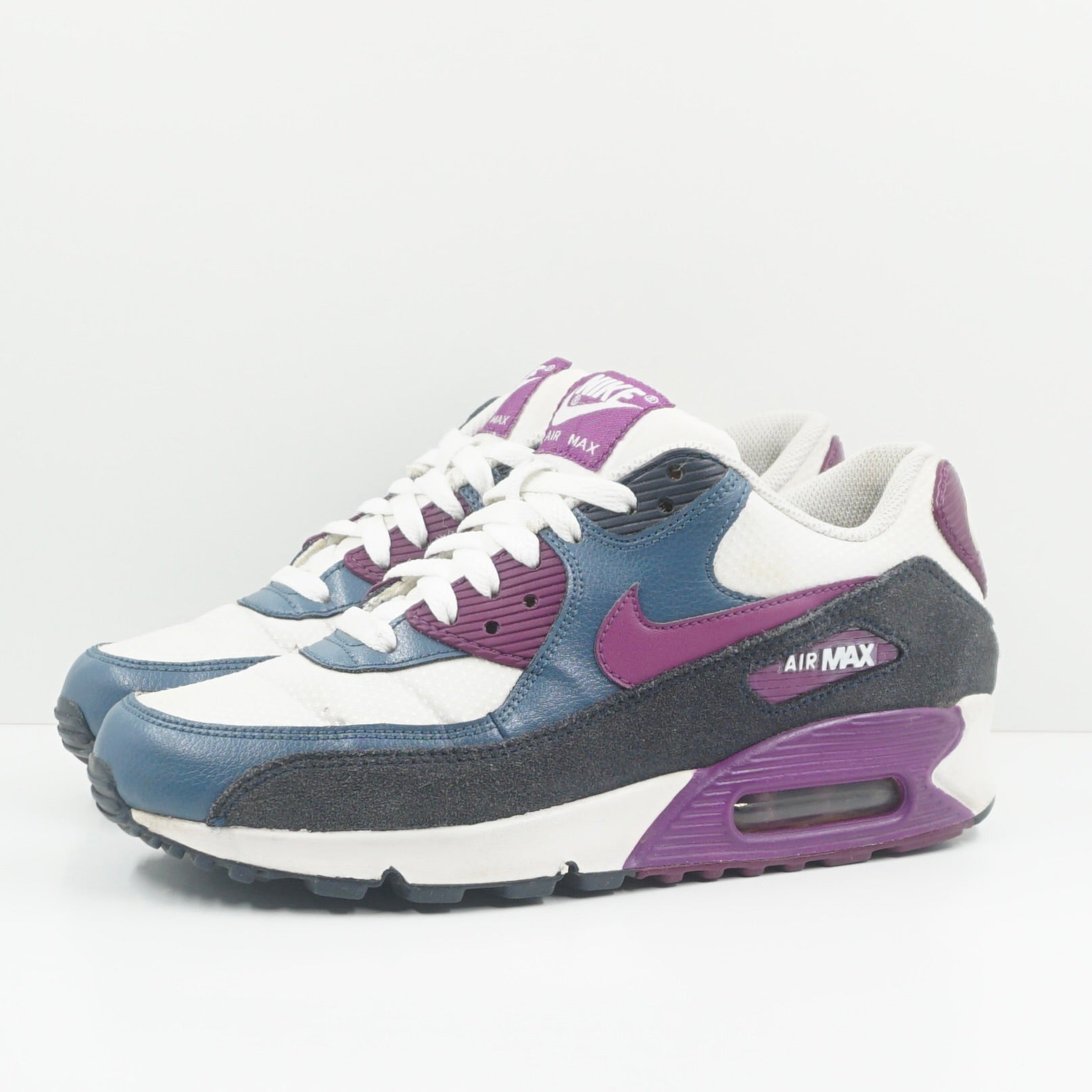 Nike Air Max 90 Essential White Bright Grape (W)