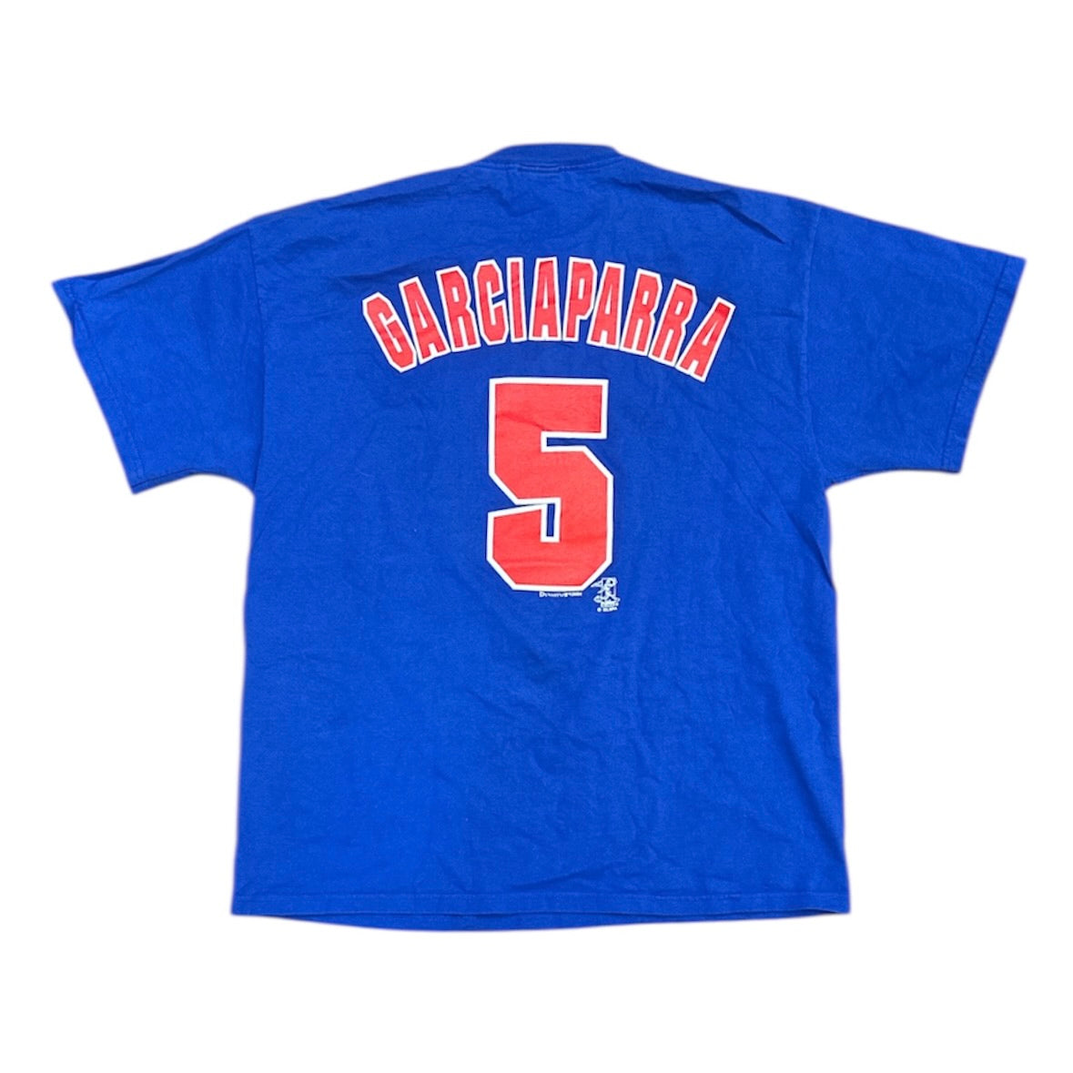 Chicago Cubs Nomar Garciaparra #5 Blue Baseball Tshirt