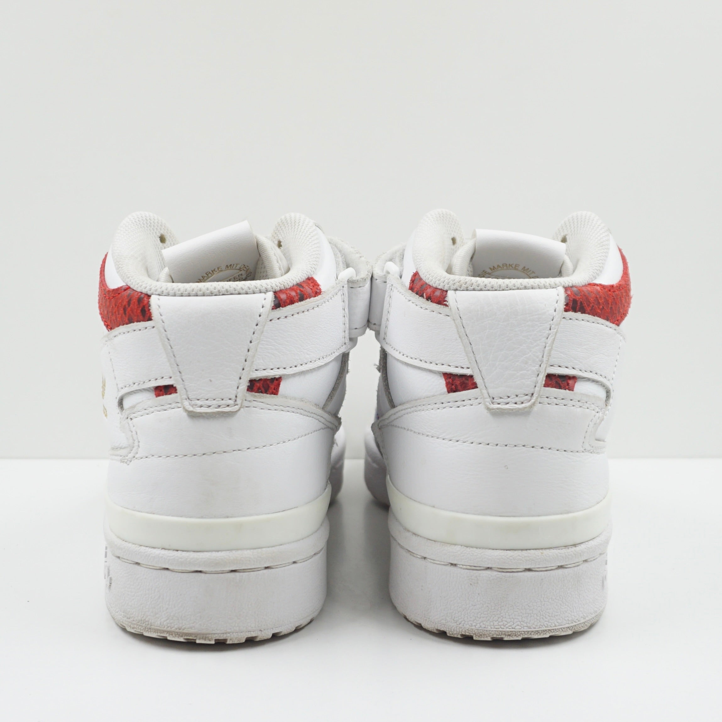 Adidas Forum Mid Cloud White Semi Lucid Blue Better Scarlet (W)