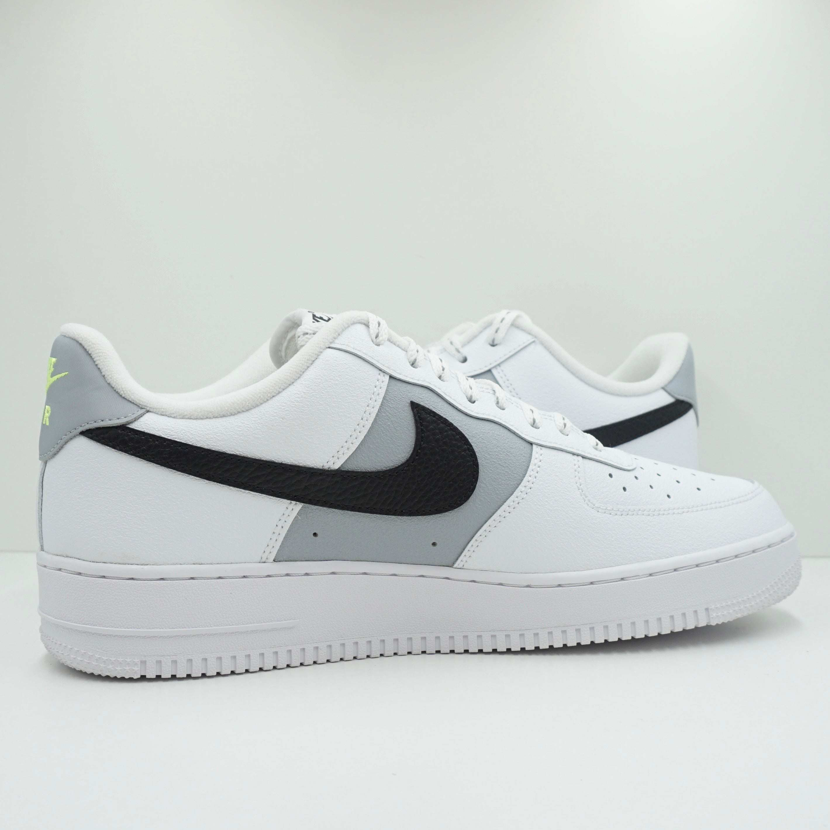 Nike Air Force 1 '07 White Volt Wolf Grey Black