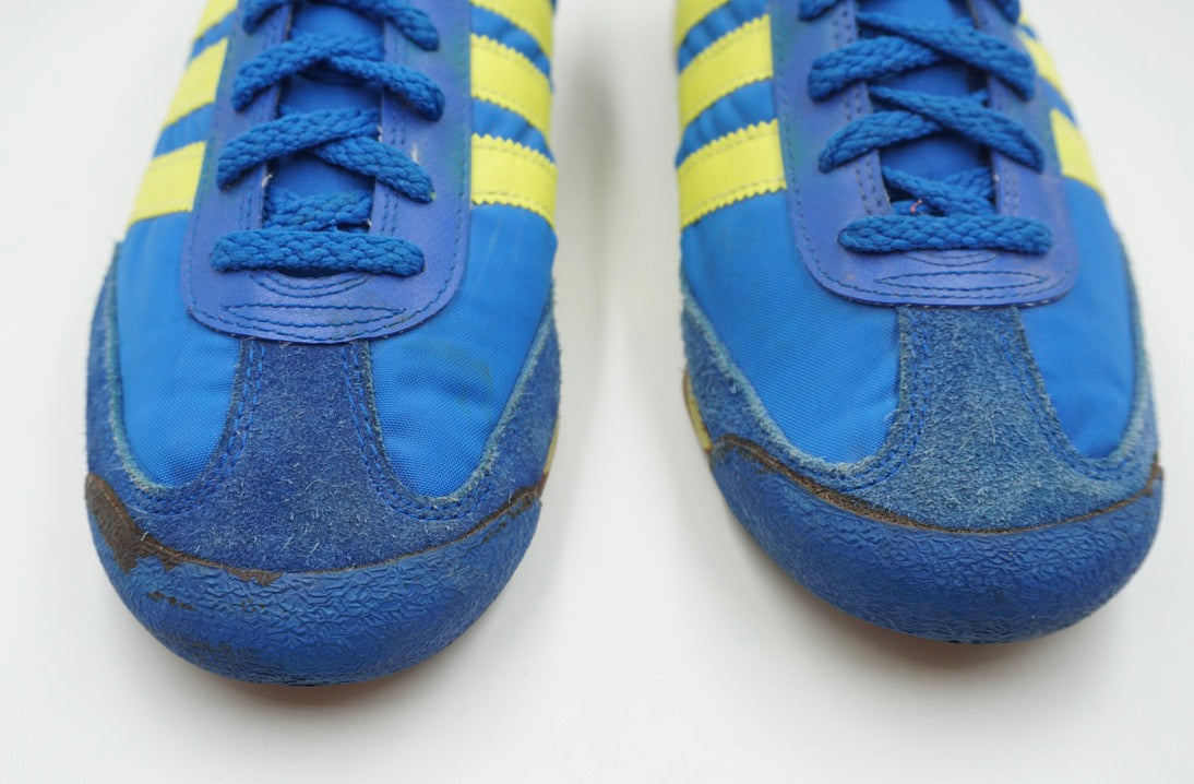 Vintage Adidas Blue Yellow