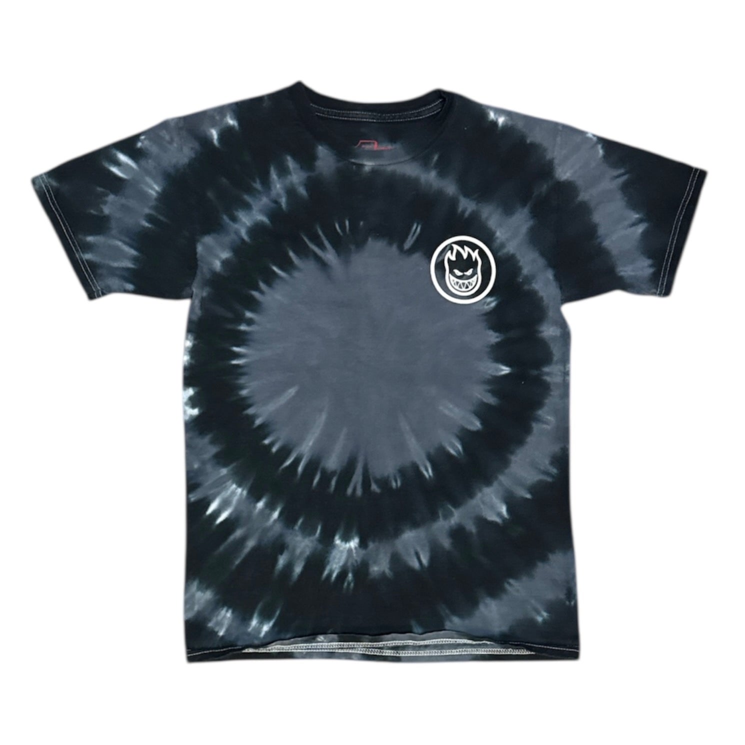 Spitfire Tie Dye Black Grey Tshirt