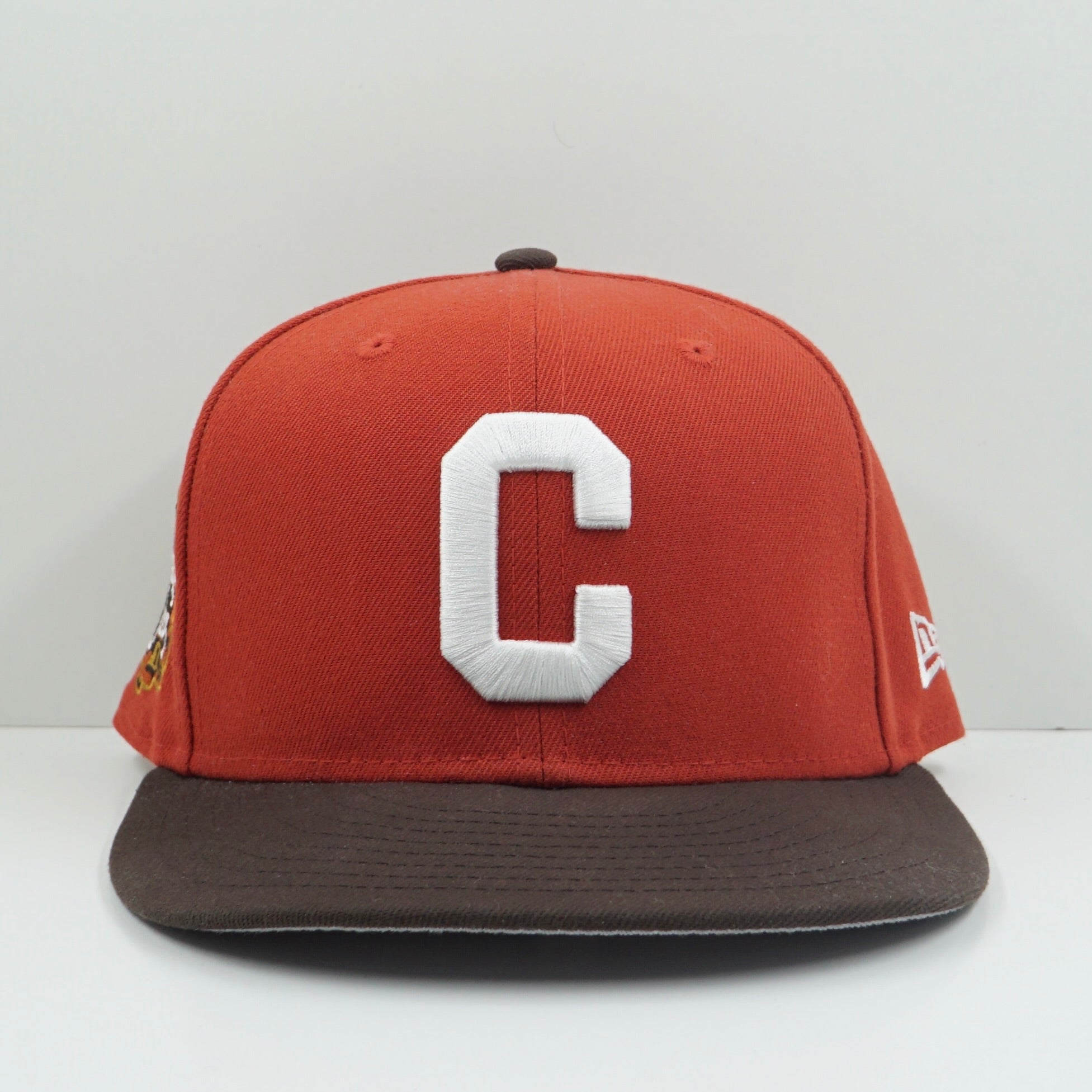 New Era Cooperstown Chicago Cubs Red Brown Fitted Cap