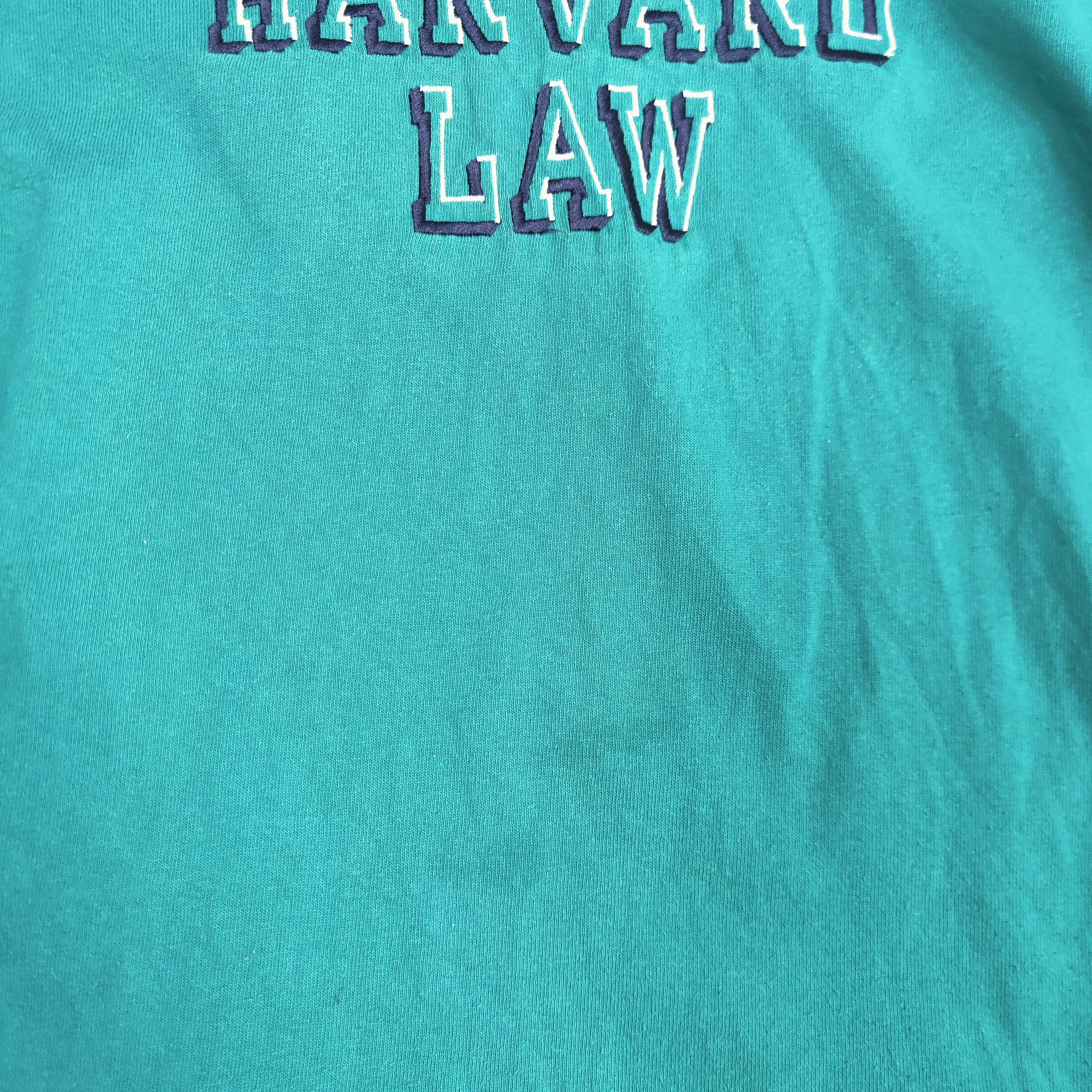 Champion Harvard Law Teal Tshirt