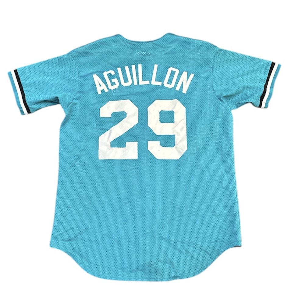 Majestic Florida Marlins Aguillon #29 Baseball Jersey