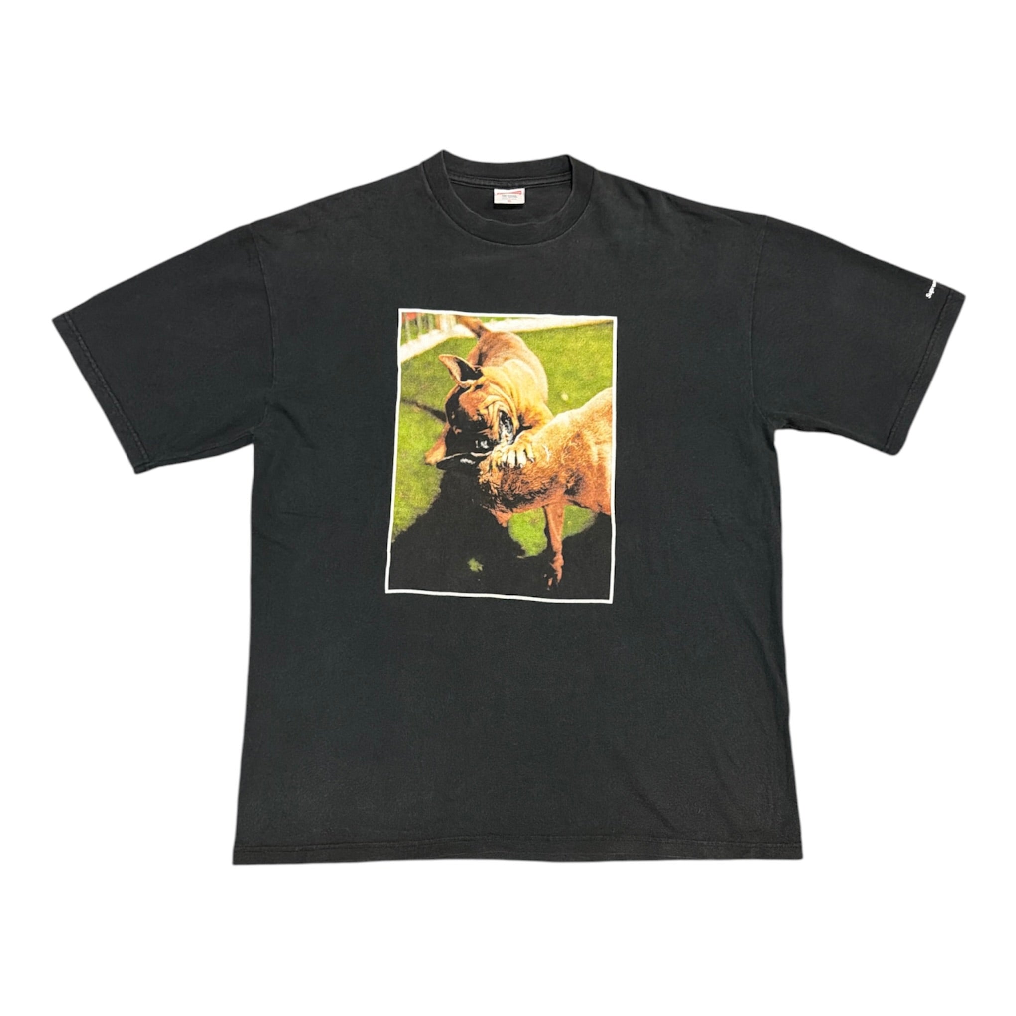 Vintage Supreme Dog Fight Black Tshirt