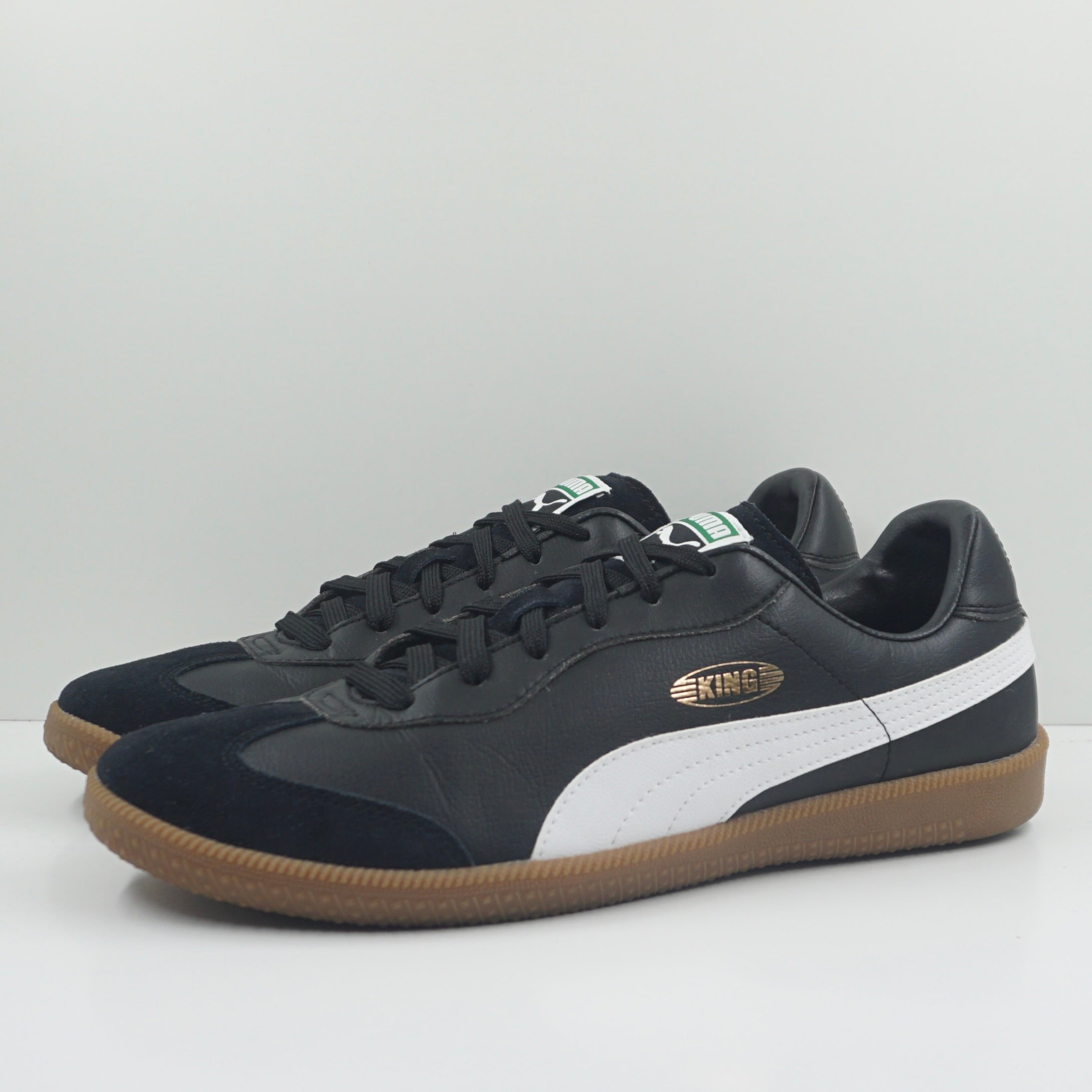 Puma King 21 IT Black White