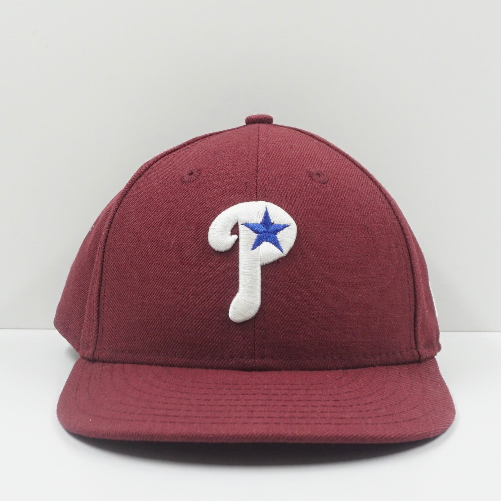 New Era Cooperstown Phillies Burgundy Fitted Cap