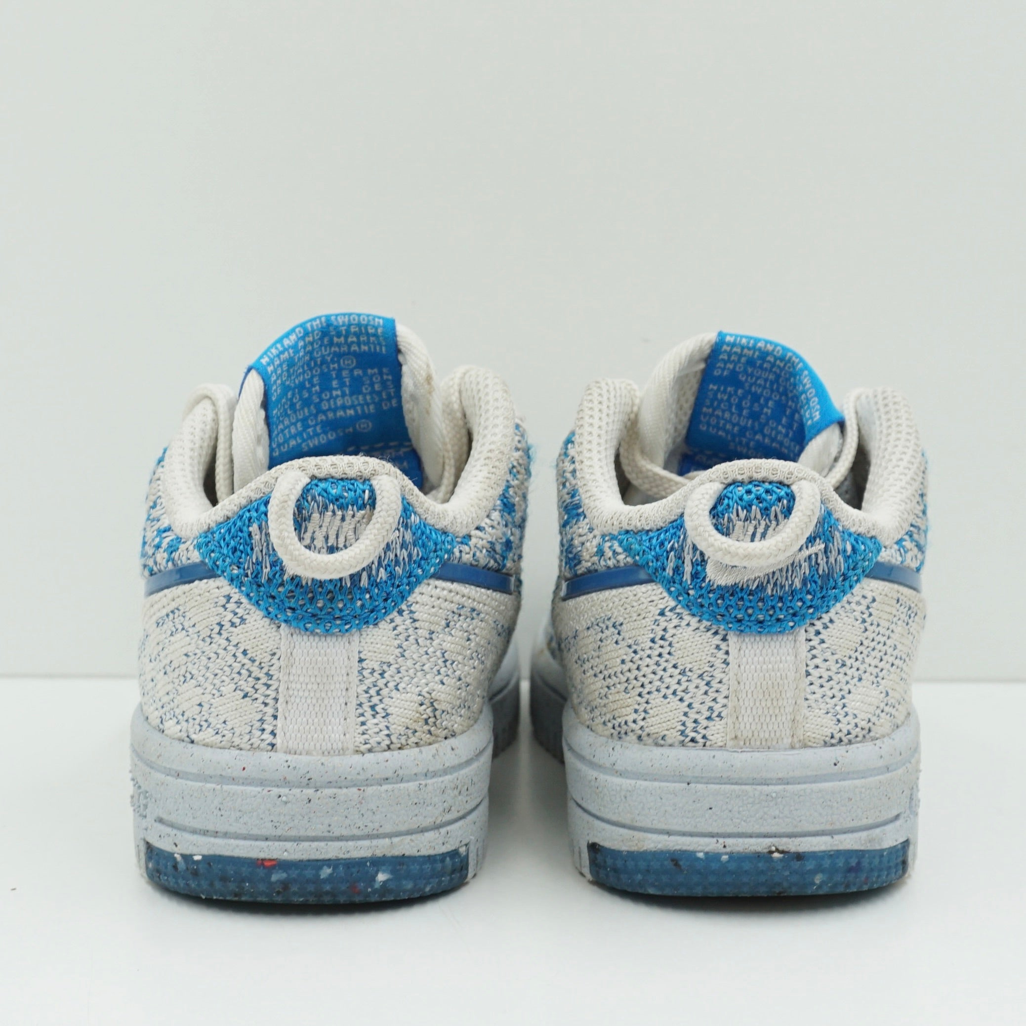 Nike Force 1 Crater Flyknit Blue White Toddler