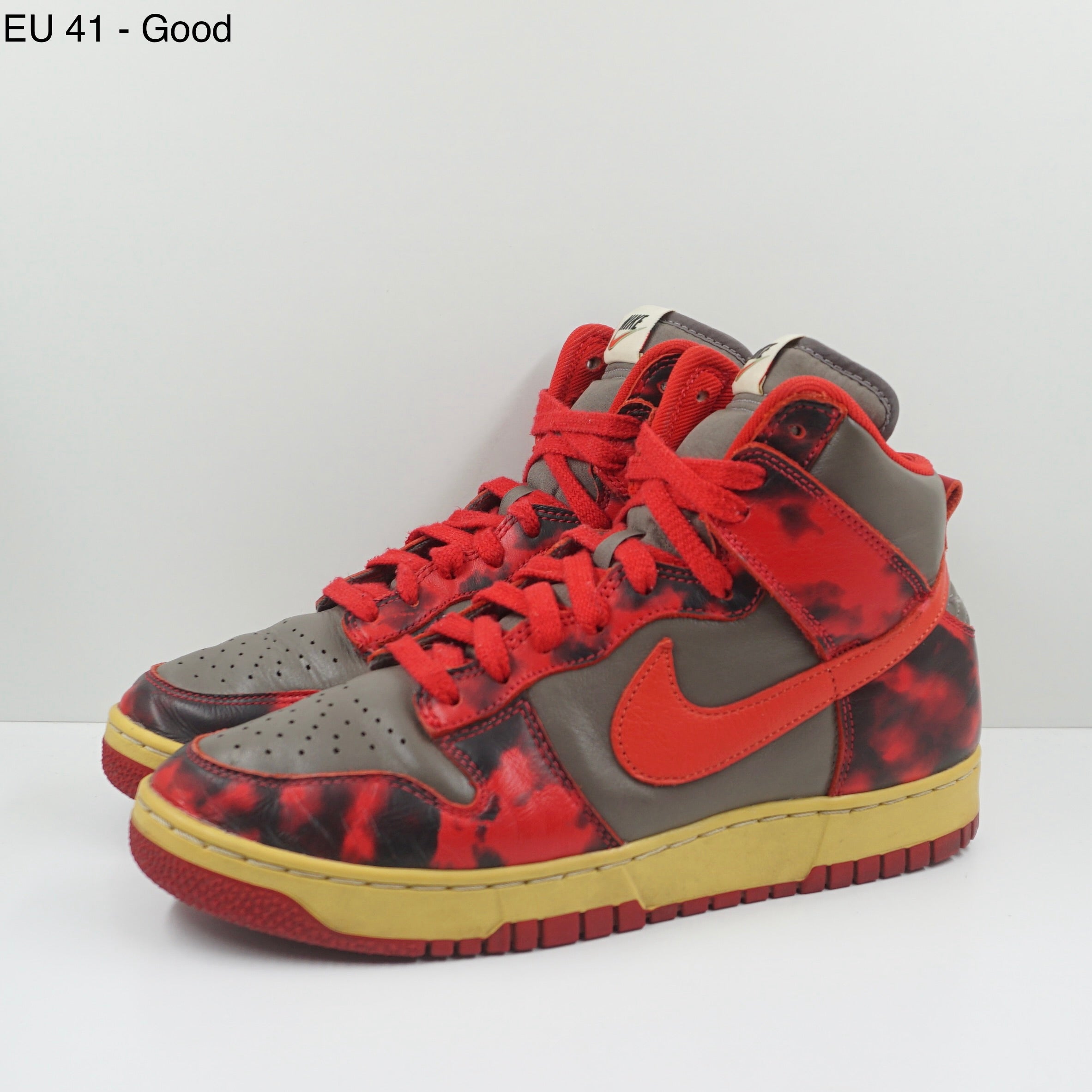 Nike Dunk High 1985 Red Acid Wash