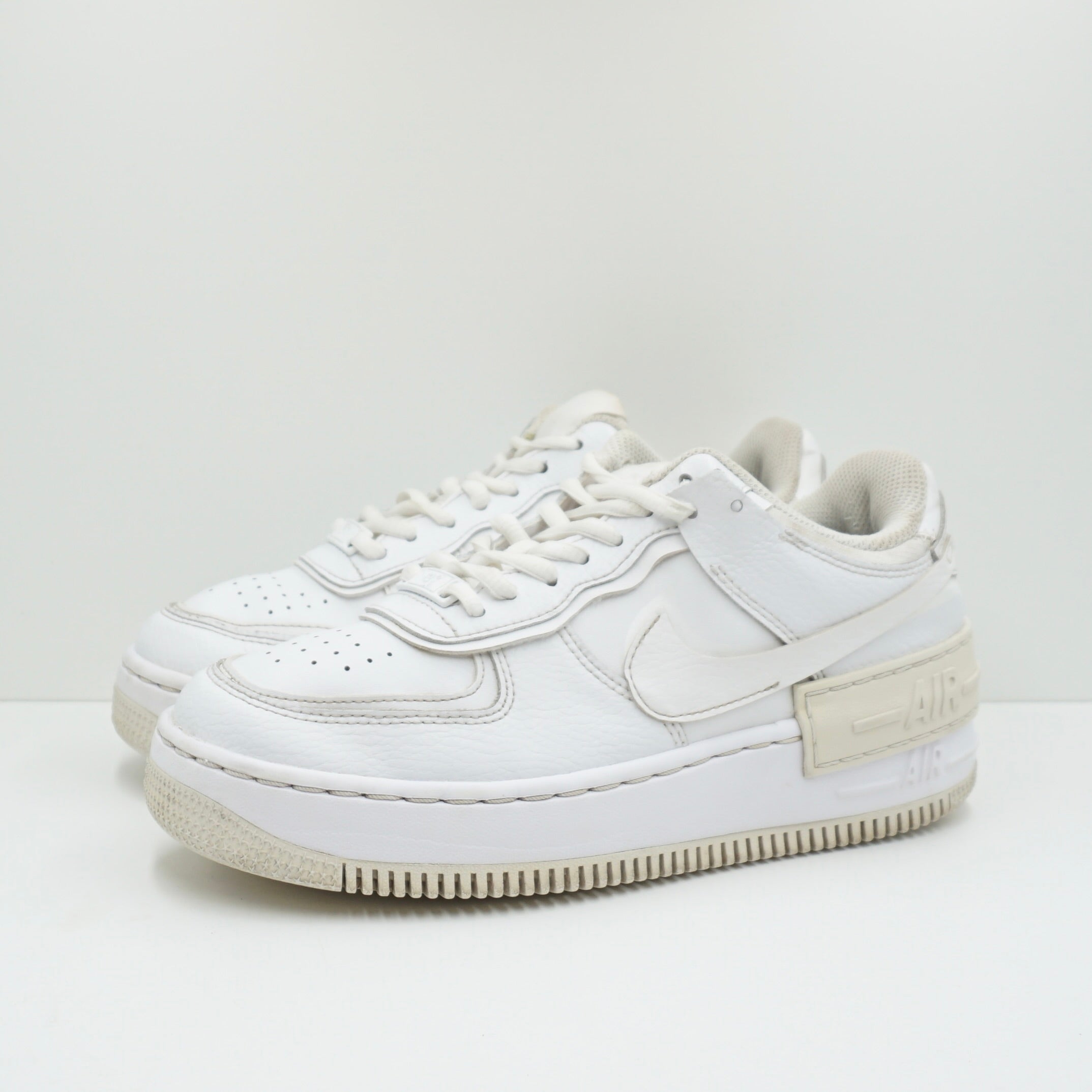 Air force 1 shadow sneakers in triple white best sale