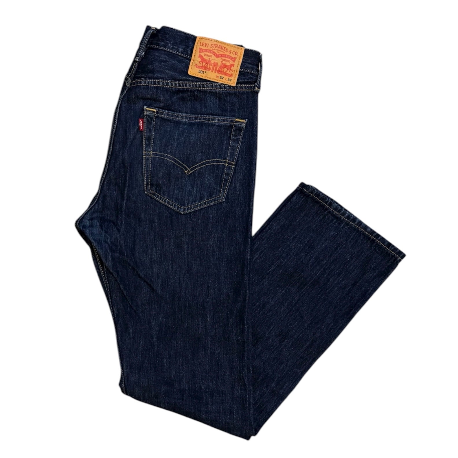 Levis 501 Original Dark Blue Jeans