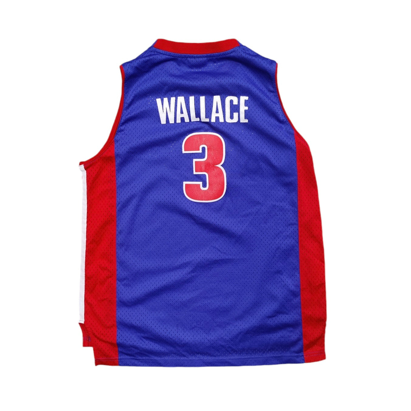 Reebok Detroit Pistons Wallace #3 Basketball Jersey (Youth)