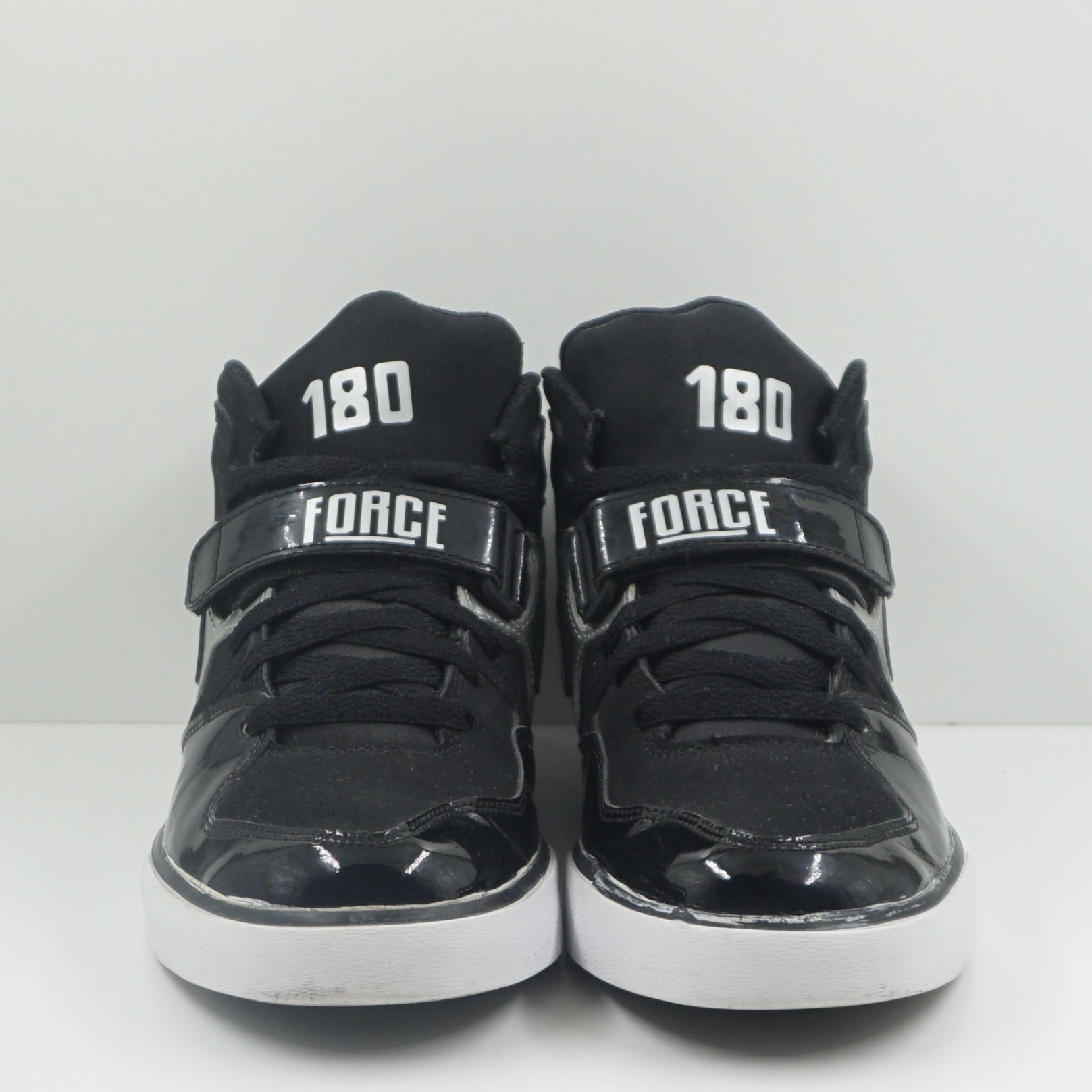 Nike Auto Force 180 Mid Black Patent Silver (2013)