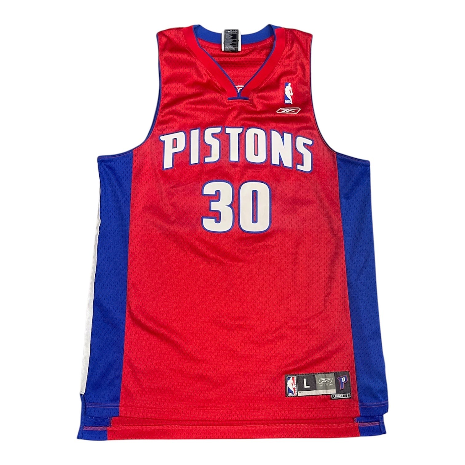 Reebok Detroit Pistons Arroyo #30 Basketball Jersey