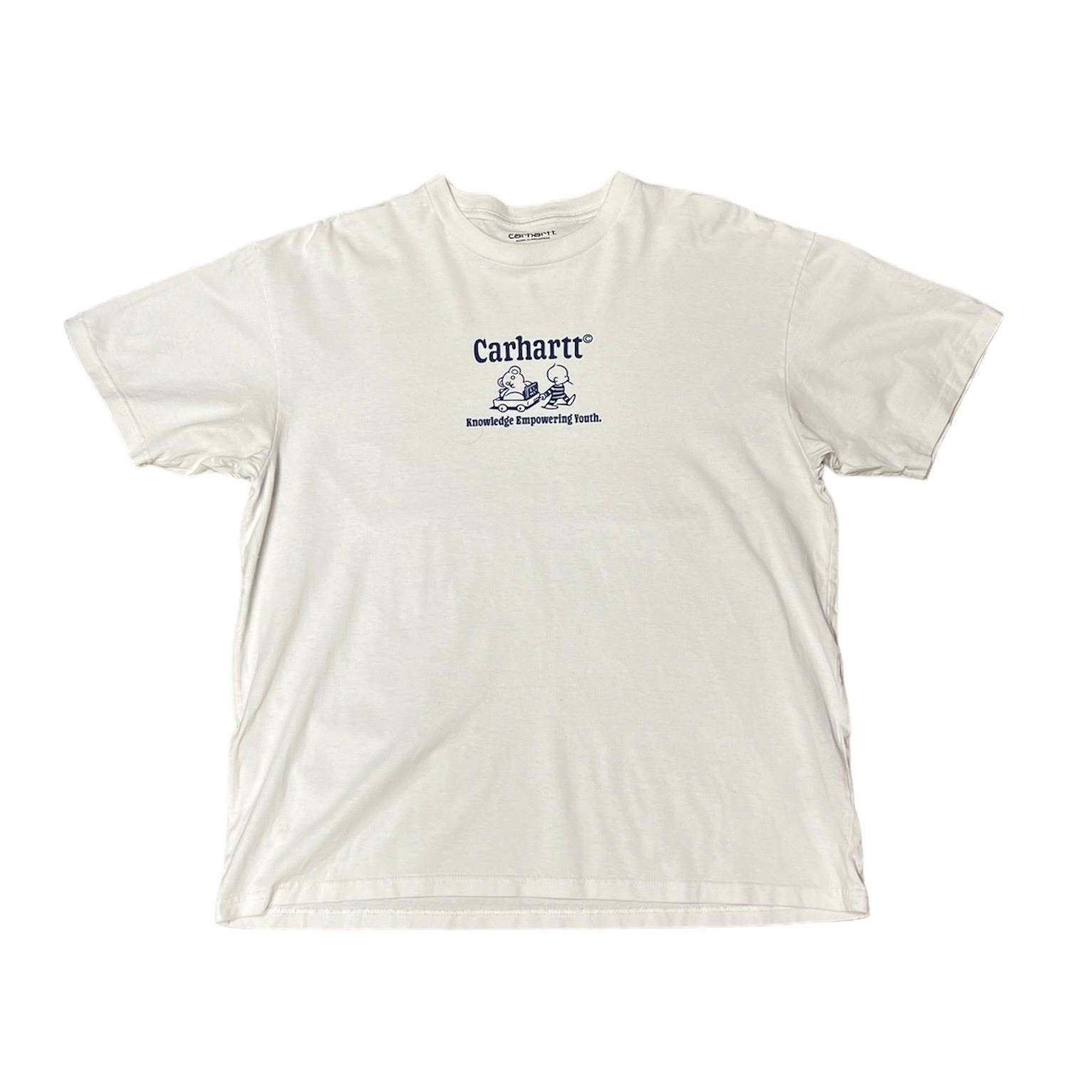 Carhartt Schools Out White Blue Tshirt