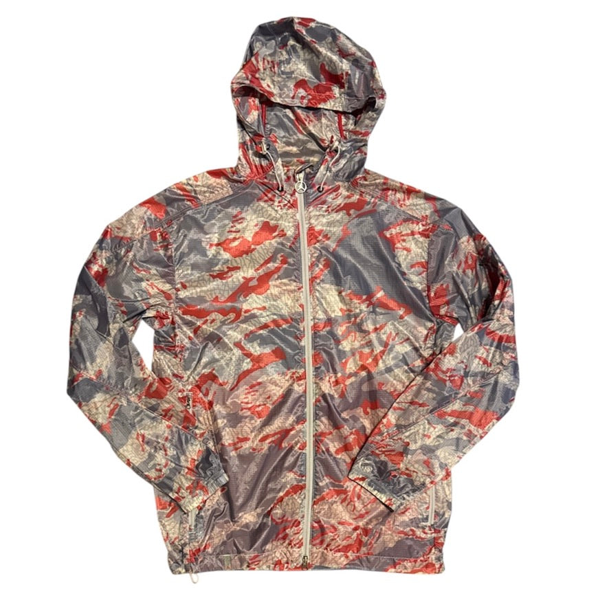 Jordan Camo Red Blue Nylon Wind Jacket