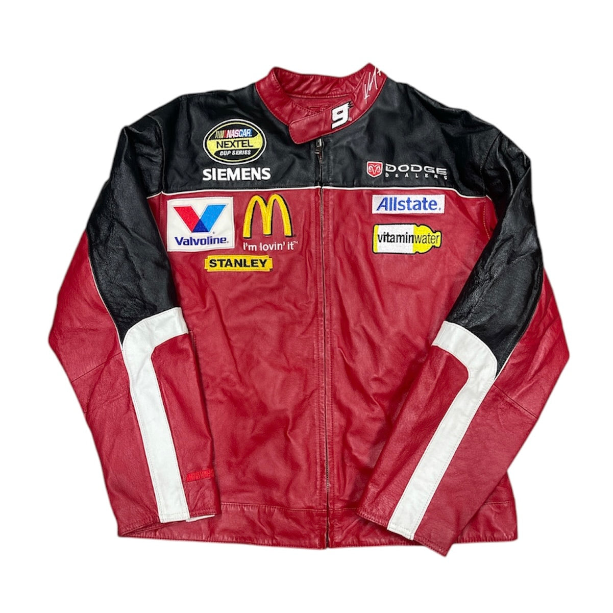 Wilson Leather #9 Dodge Nascar Leather Jacket