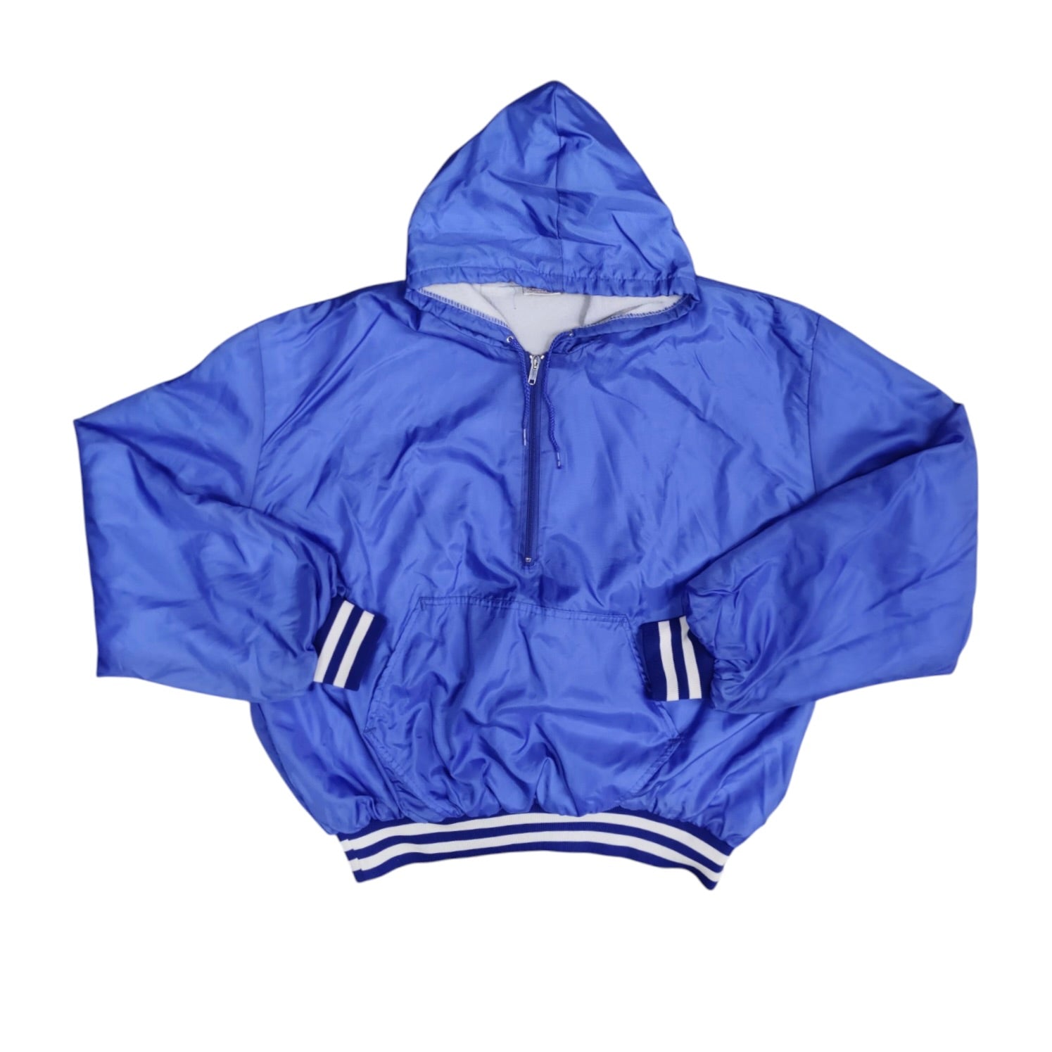 Birdie Woodbury Blue Satin Anorak Jacket