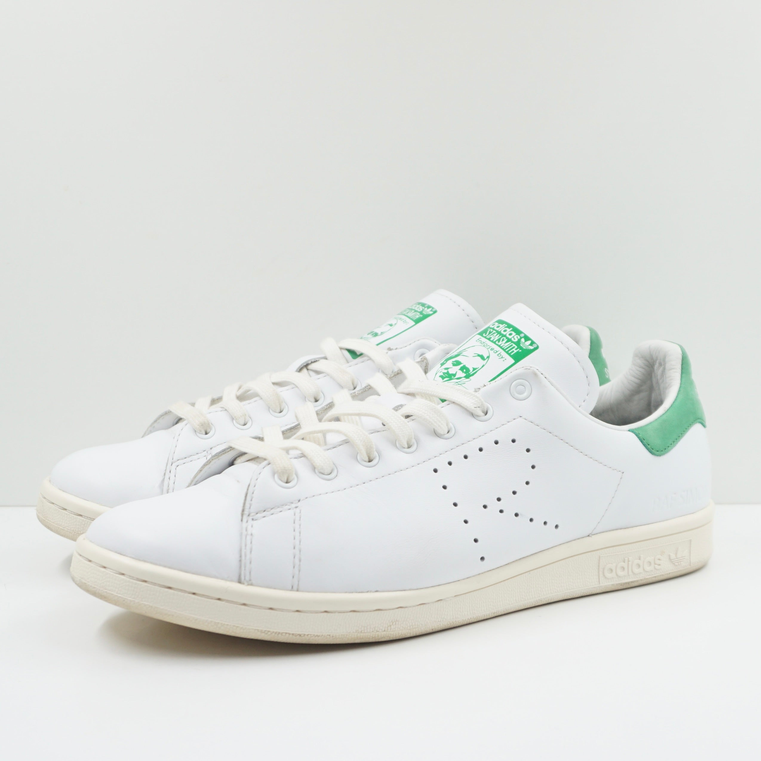 Adidas Stan Smith Raf Simons White Green