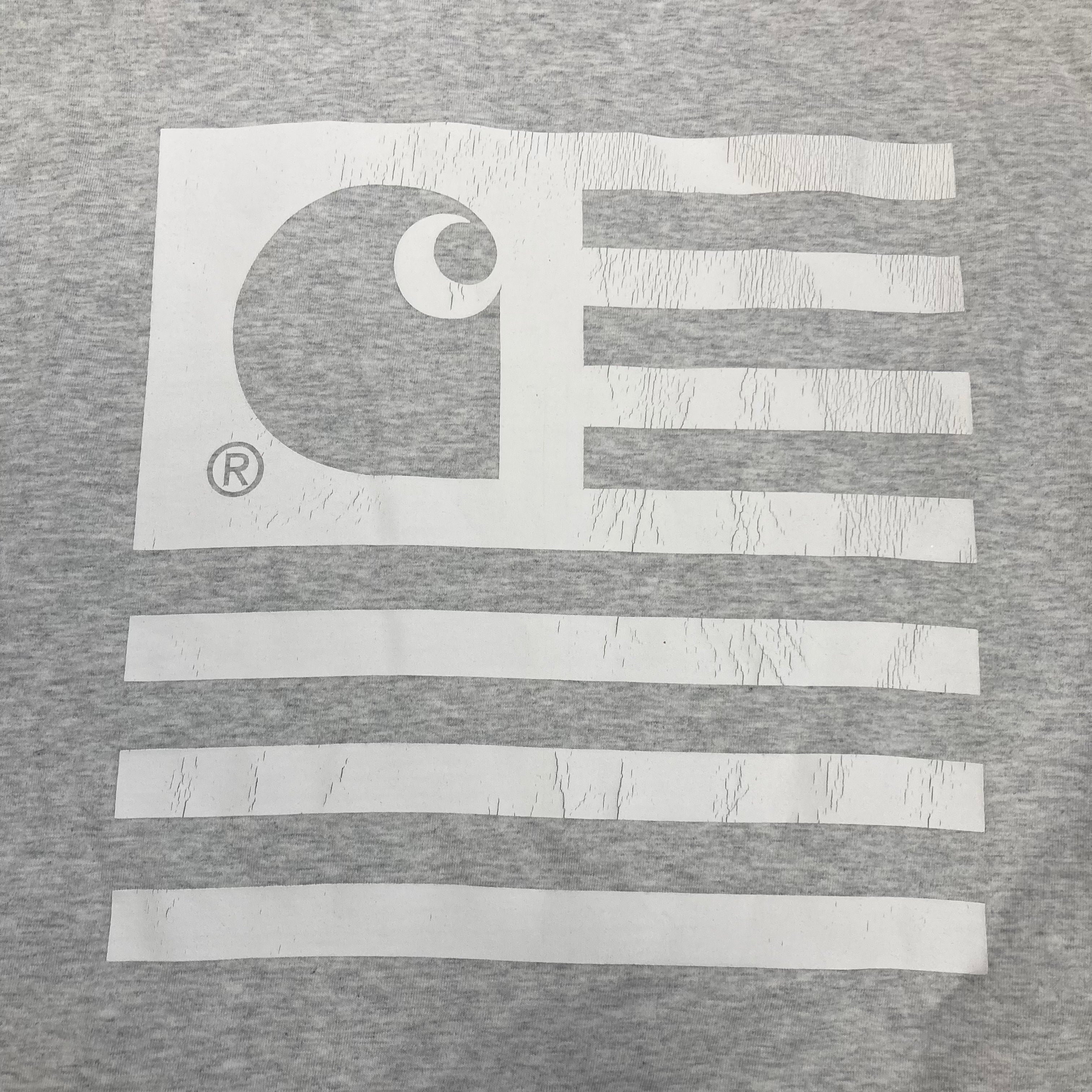 Carhartt State White Grey Tshirt