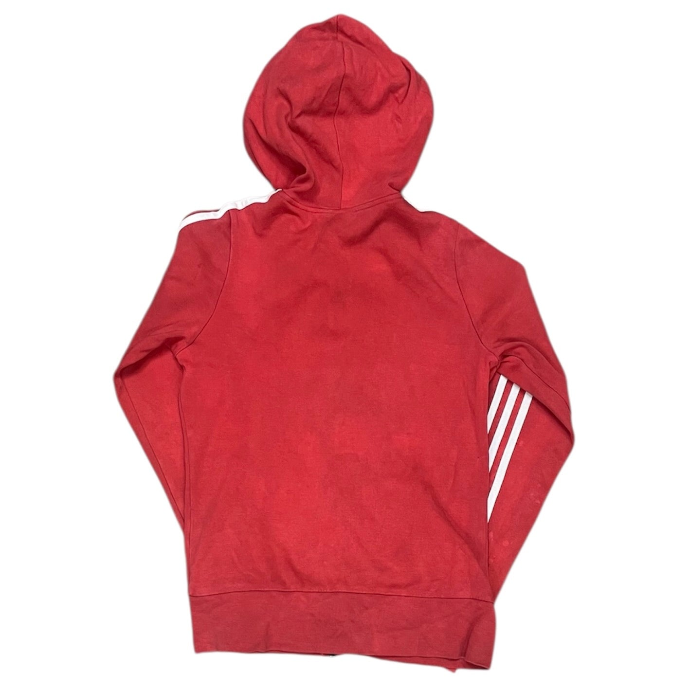 Adidas Red White Full Zip Hoodie (W)