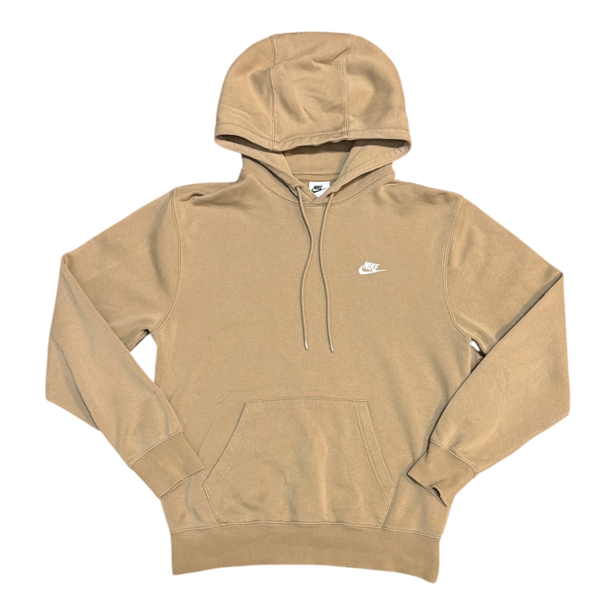 Nike Club Pullover Beige Fleece Hoodie