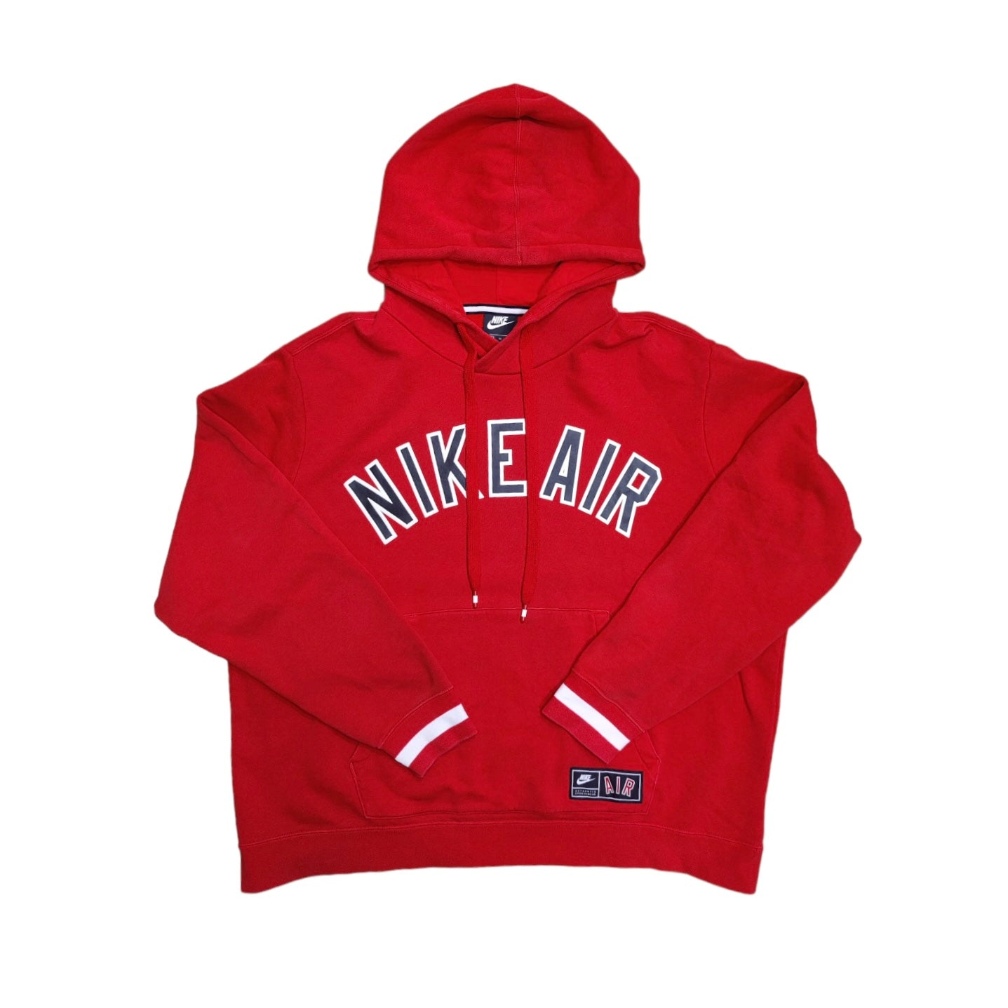 Red nike air hoodie sale