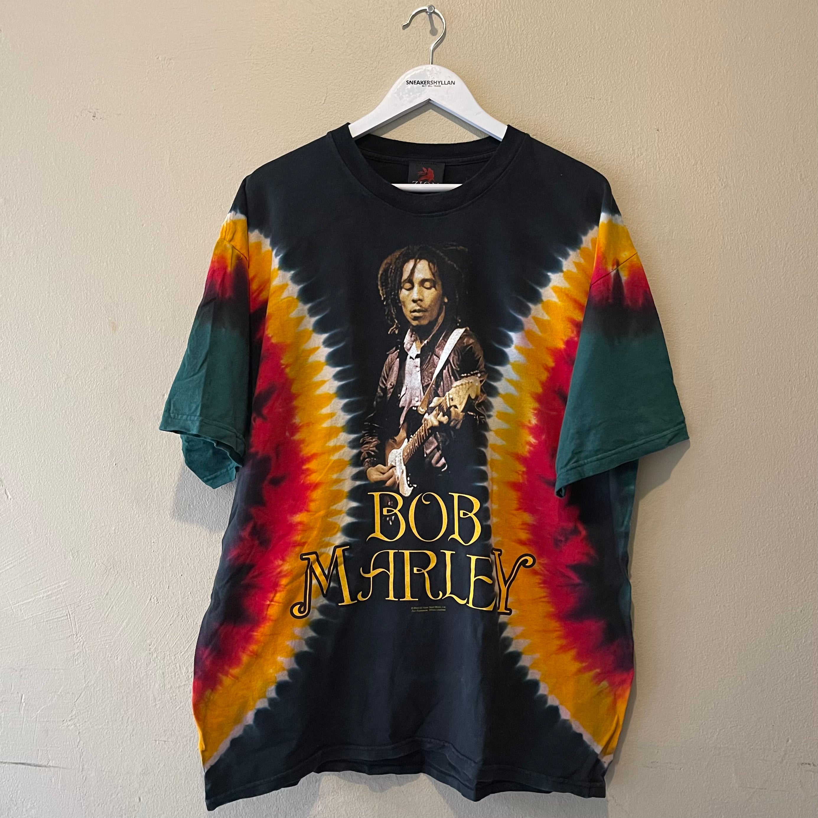 Zion Rootswear Bob Marley 00s Tie Dye Tshirt