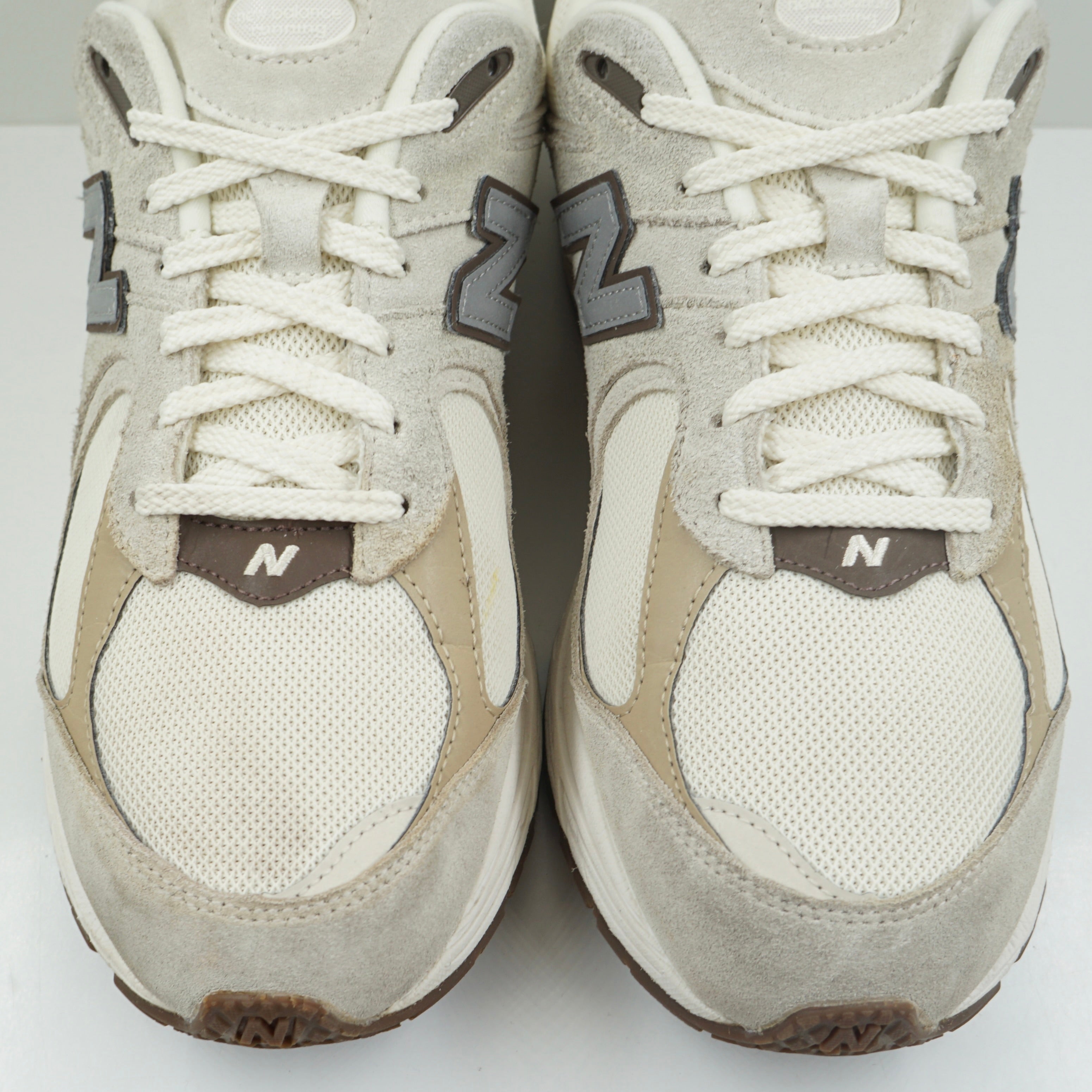 New Balance 2002R Cream Beige Tan Reflective Silver