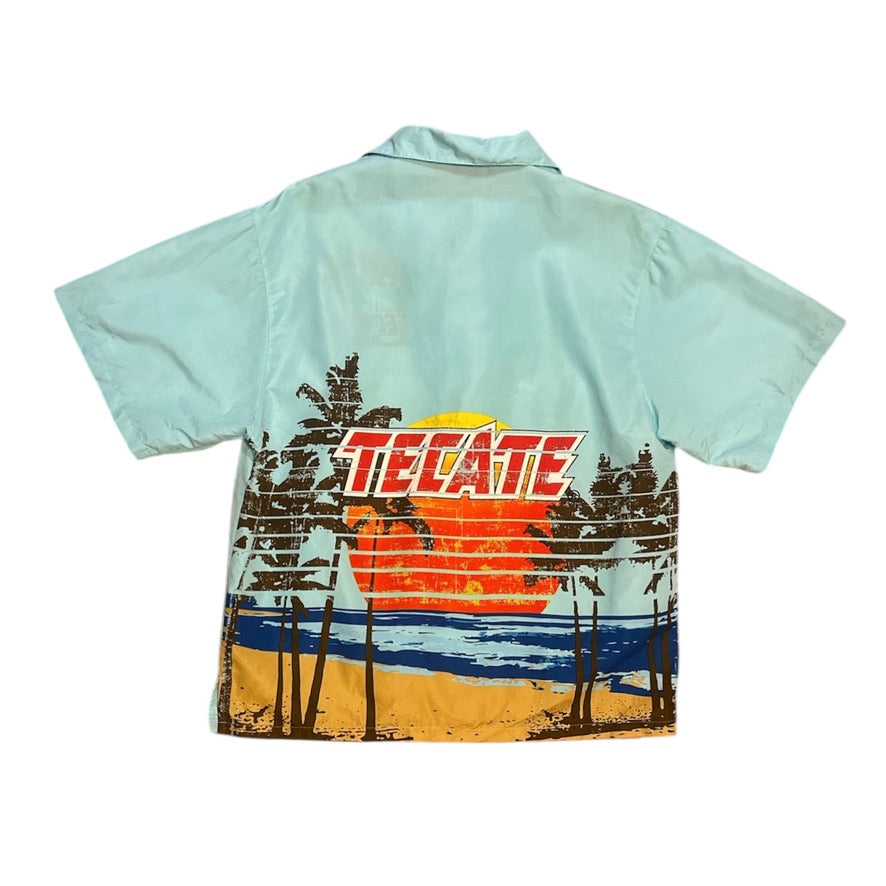 Tecate Blue Short Sleeve Shirt