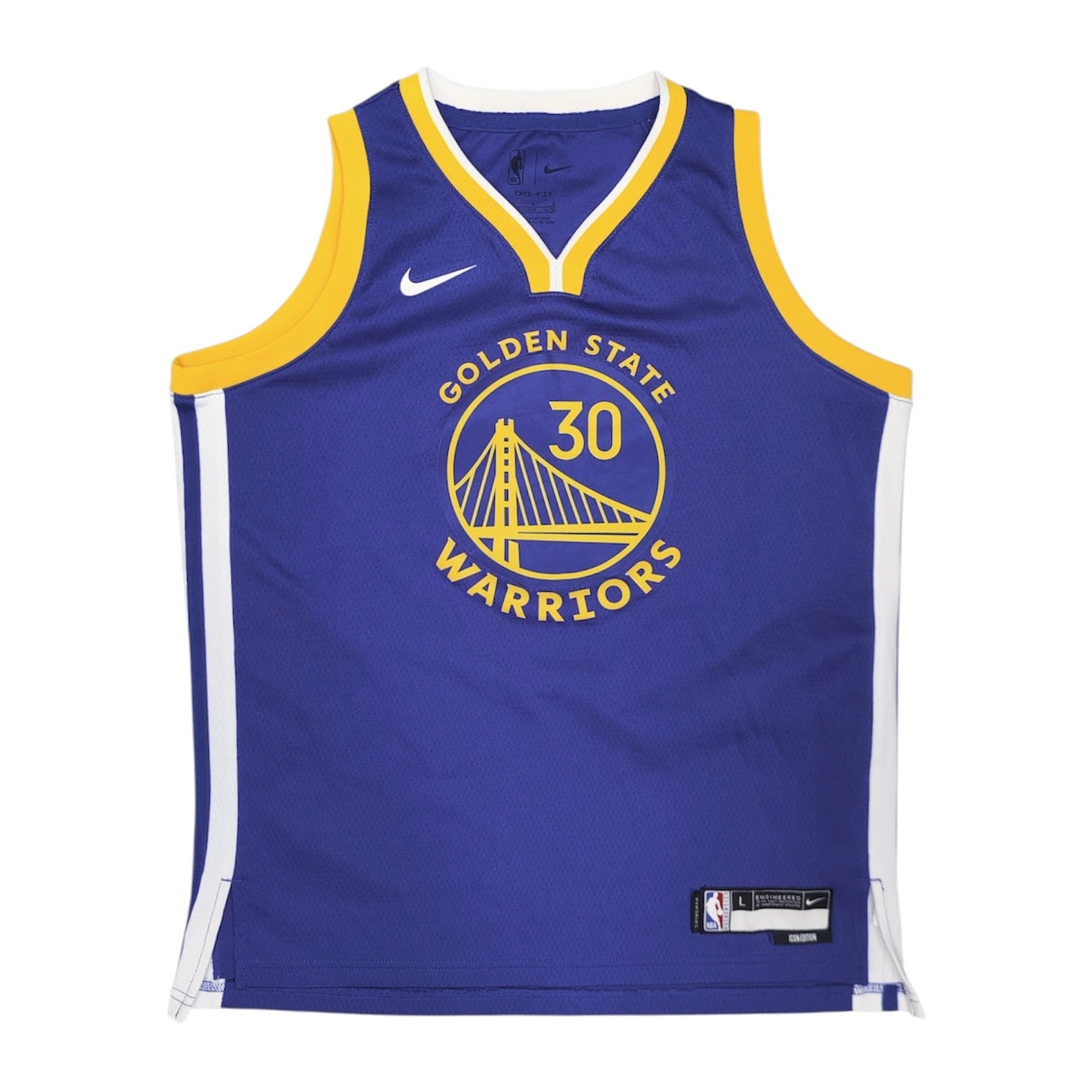 Nike NBA Golden State Warriors Stephen Curry Icon Swingman Jersey (Youth)