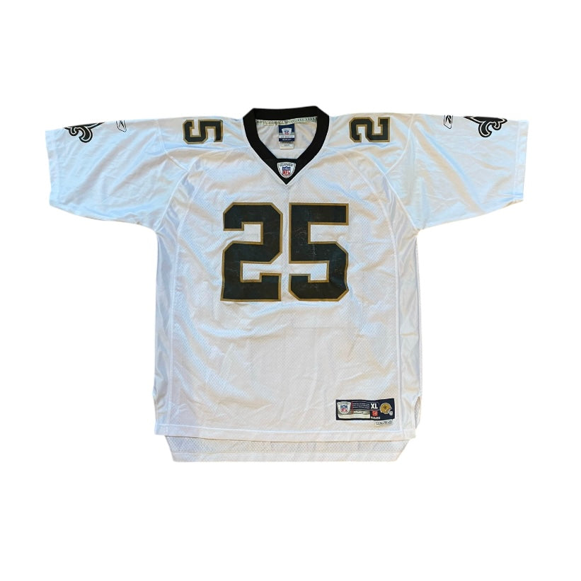 Reebok New Orleans Saints Reggie Bush #25 Away NFL Jersey